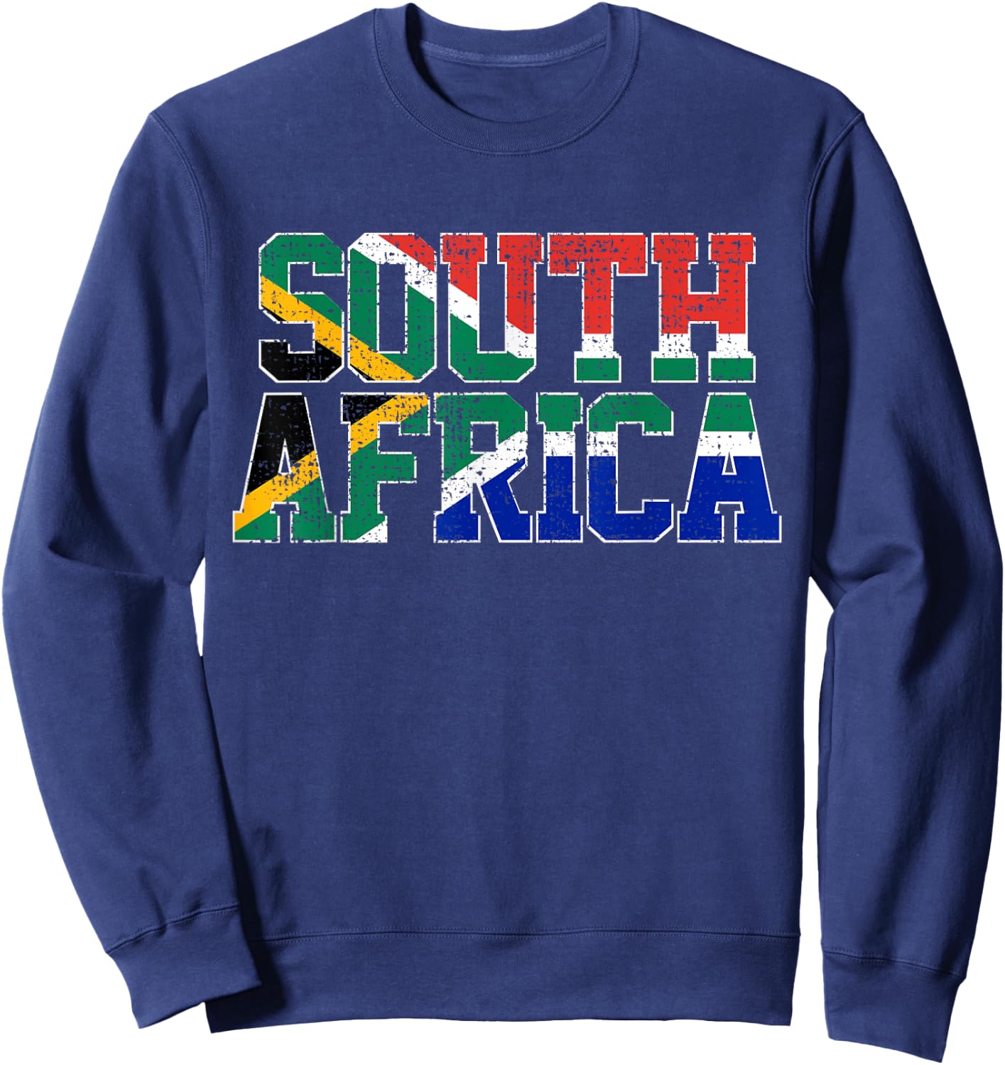 South Africa National Flag African Gift Sweatshirt - Sweatshirt | Navy