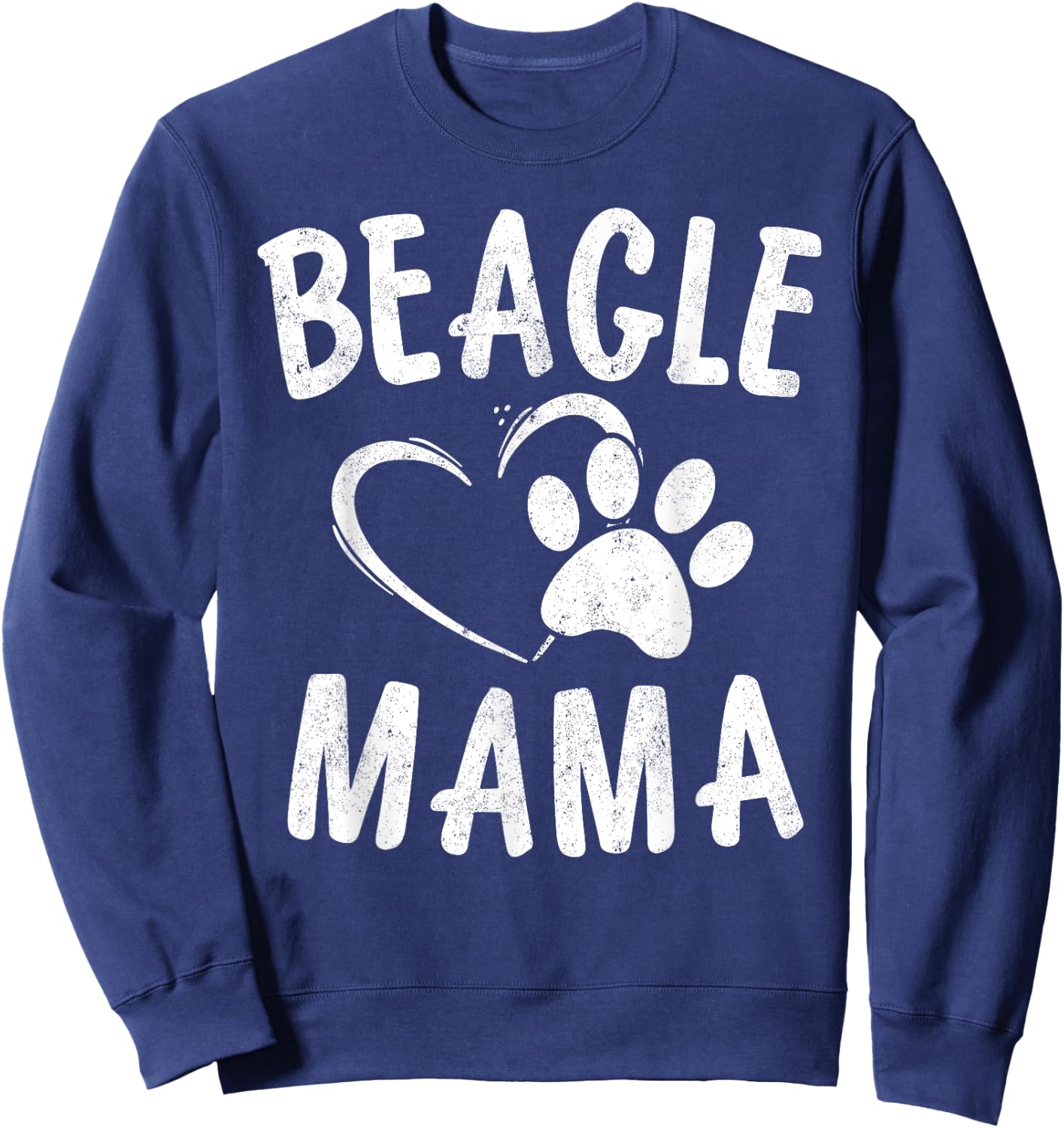 Funny Beagle Mama Gift Pet Lover Apparel Puppy Dog Mom Women Girls Kids Sweatshirt - Sweatshirt | Navy