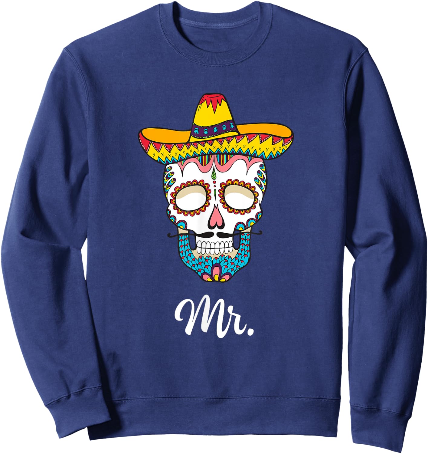 Matching Zombie Gifts for Couples Halloween Zombie costume Sweatshirt - Sweatshirt | Navy
