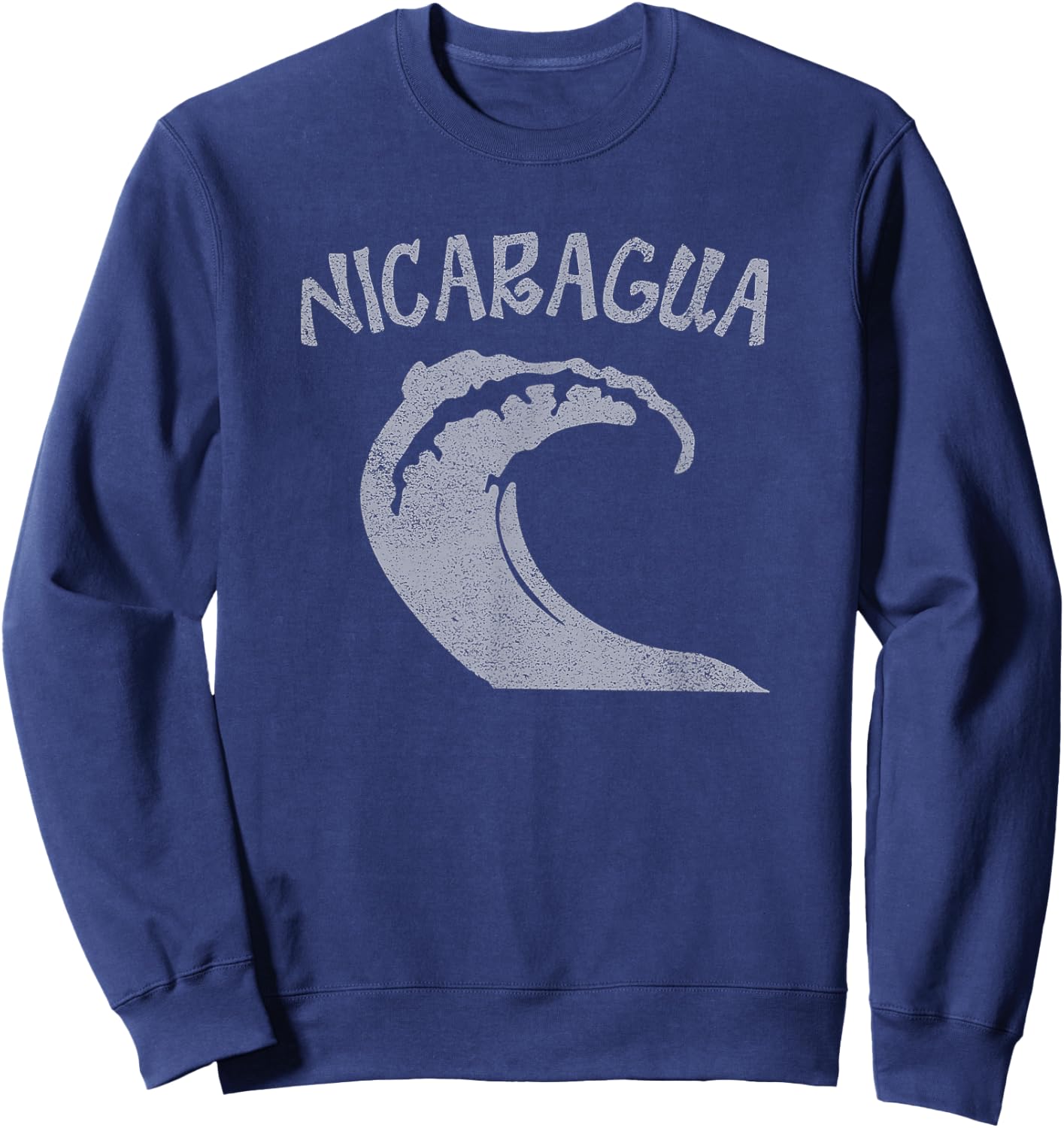 Vintage Nicaragua Surf Sweatshirt - Sweatshirt | Navy