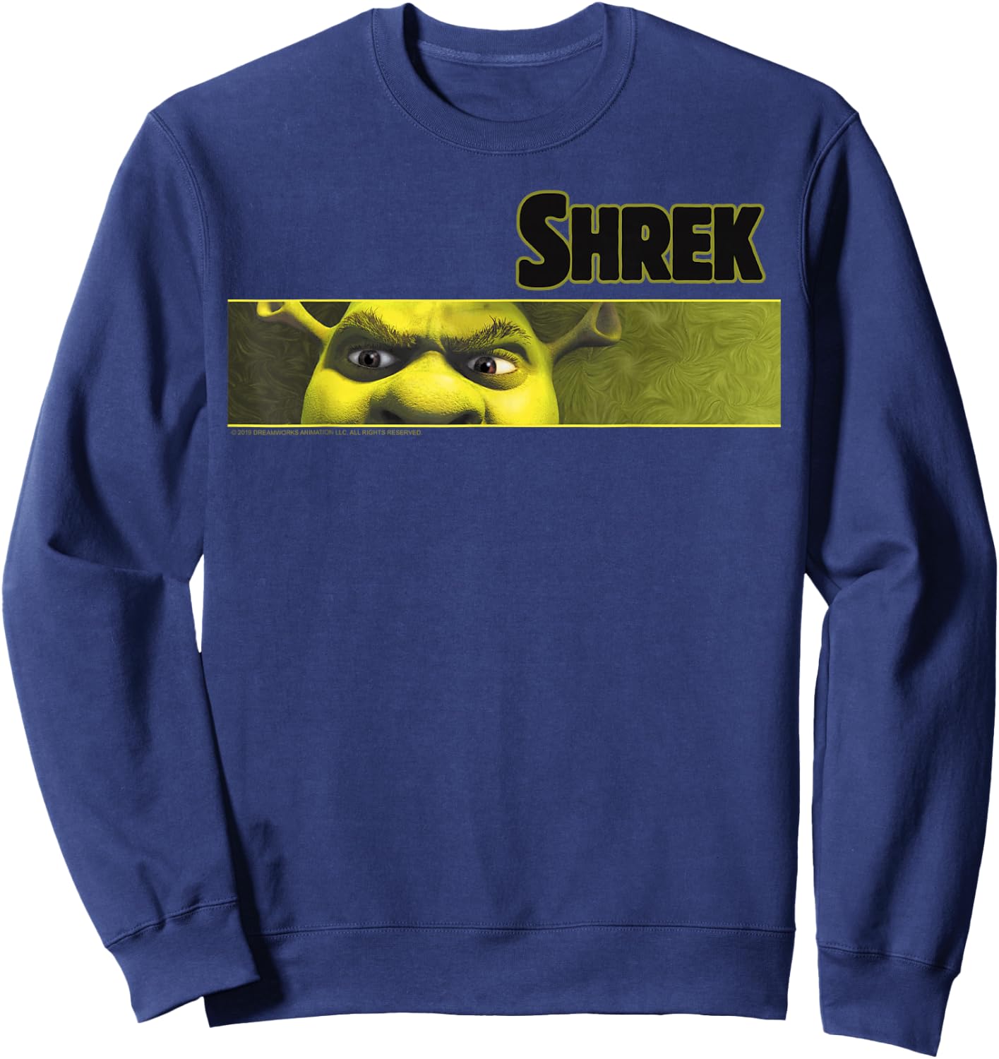 Shrek Angry Ogre Eyes Sweatshirt - Sweatshirt | Navy