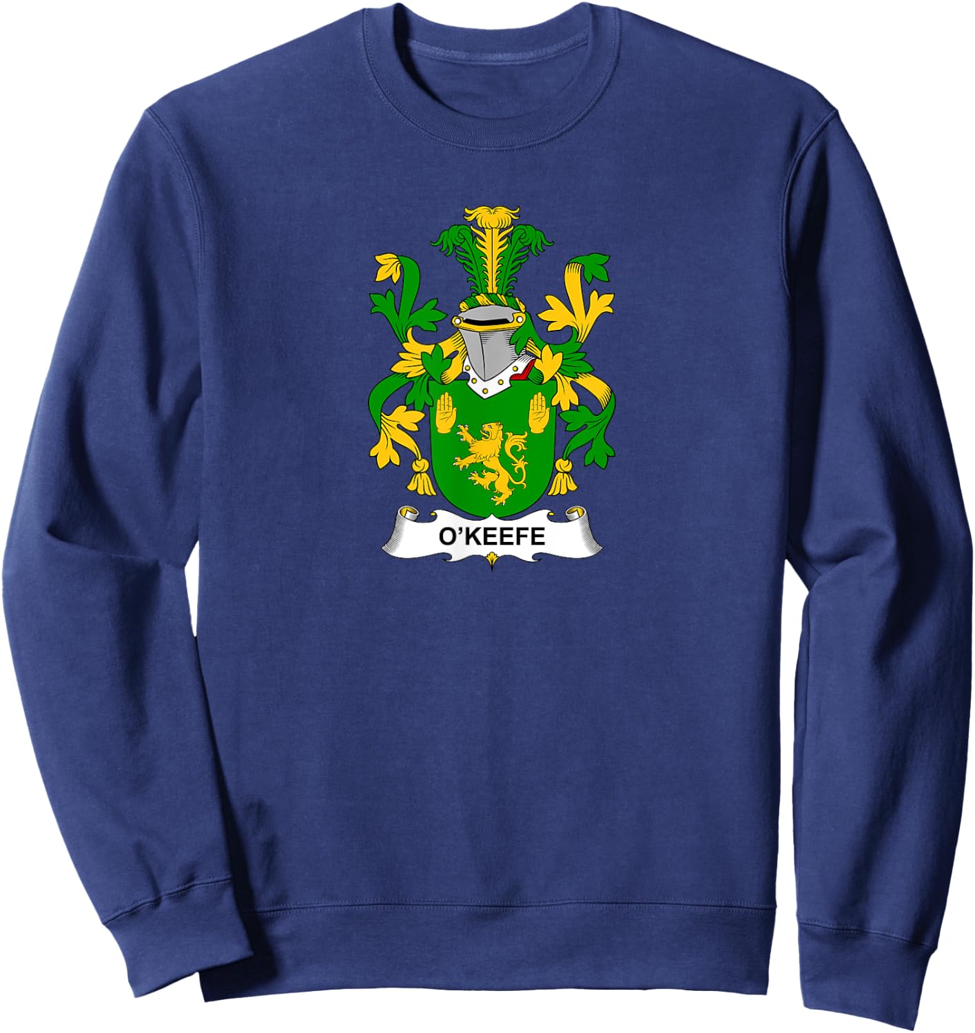 O'Keefe Coat of Arms - Family Crest Sweatshirt - Sweatshirt | Navy