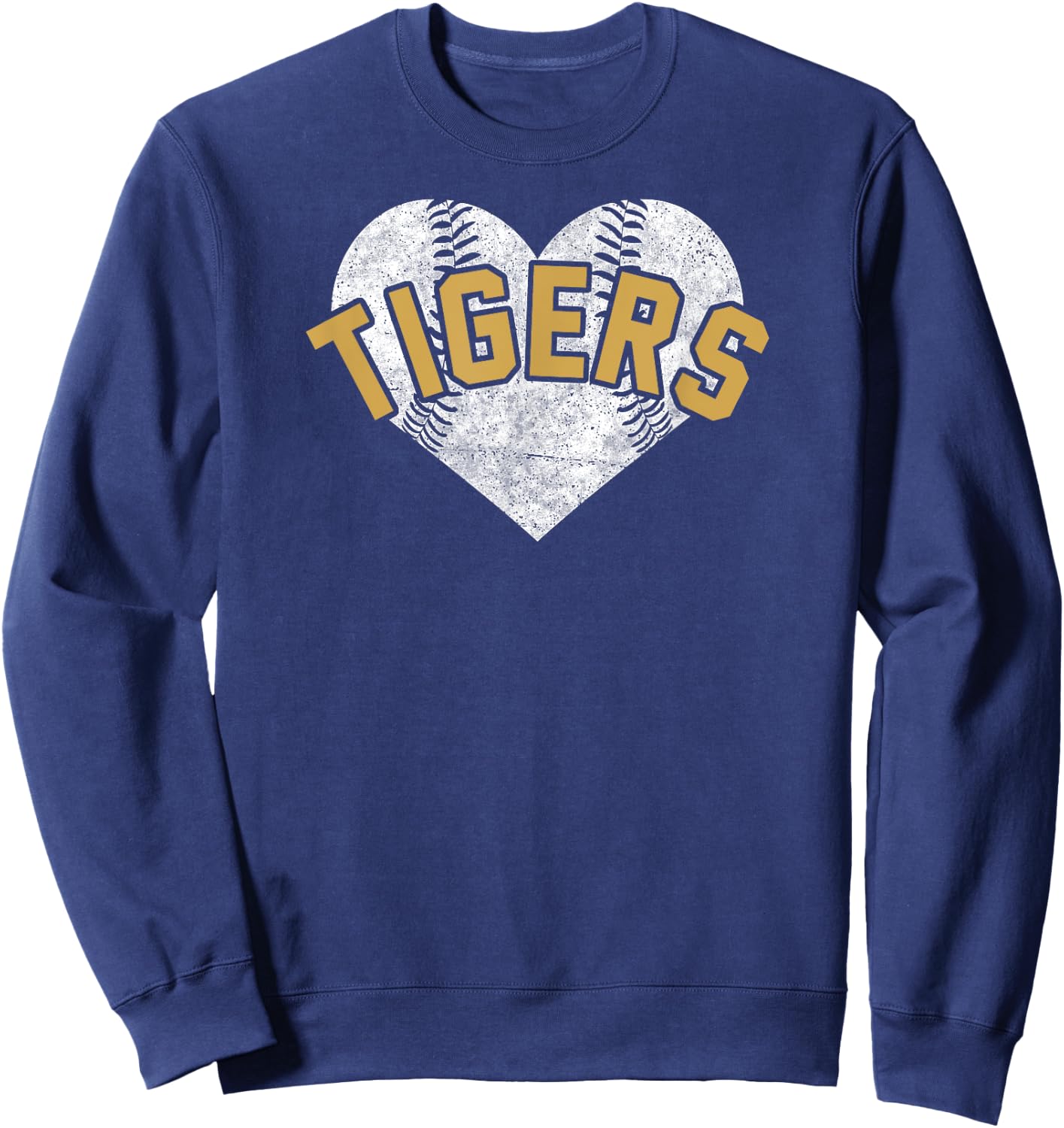 Tigers Baseball Softball High School Team Mascot Mom Sweatshirt - Sweatshirt | Navy