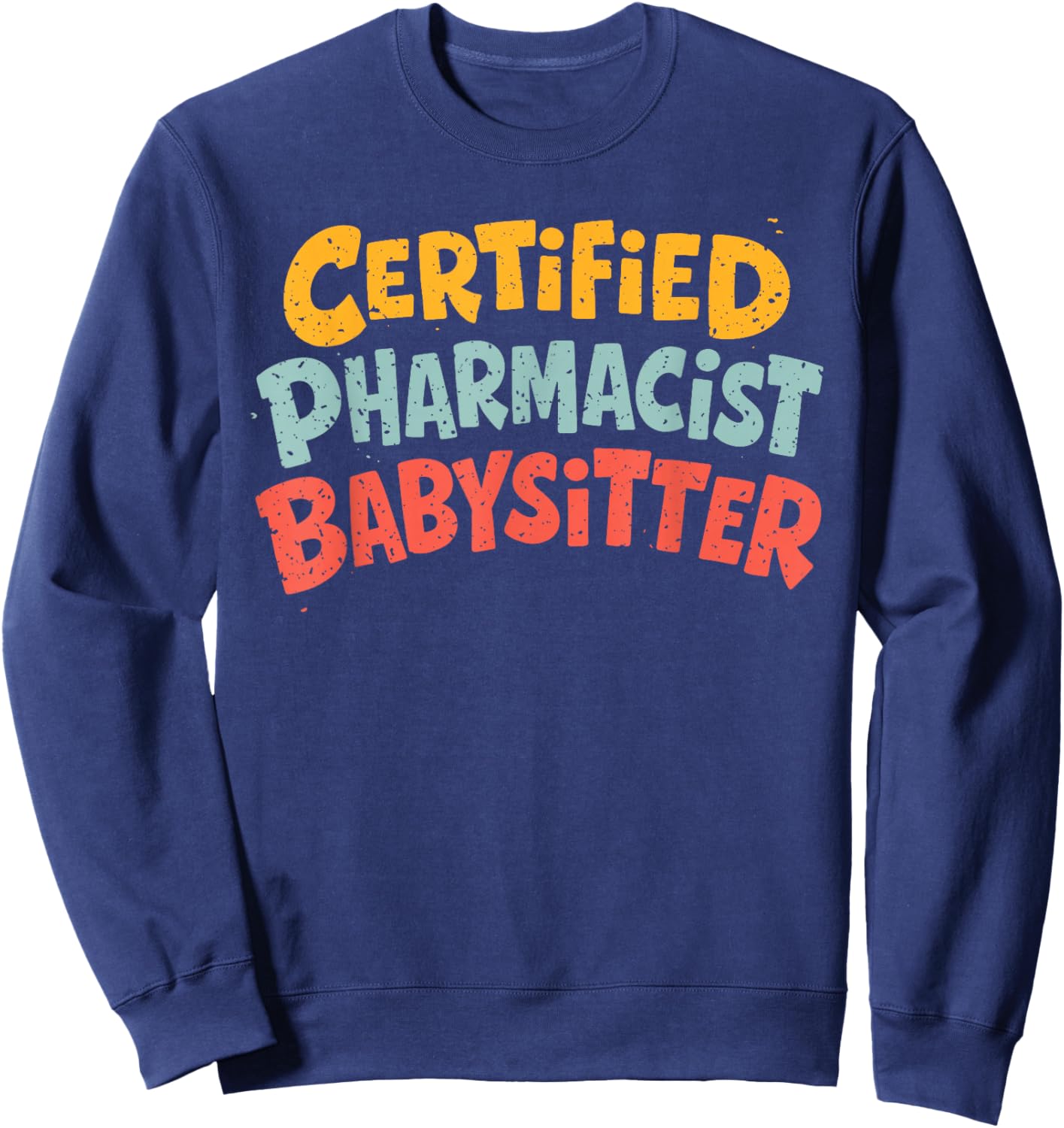 Funny Design Sweatshirt - Sweatshirt | Navy