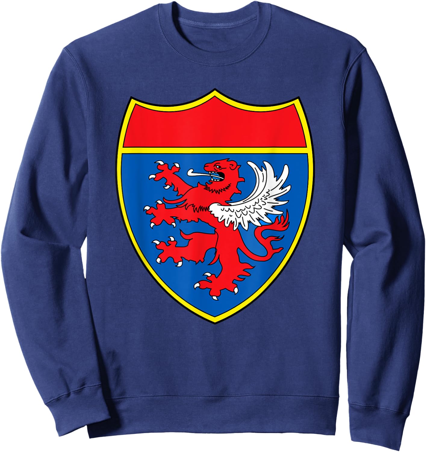Medieval Costume Dress Up Boy Knight Shield Armor Halloween Sweatshirt - Sweatshirt | Navy