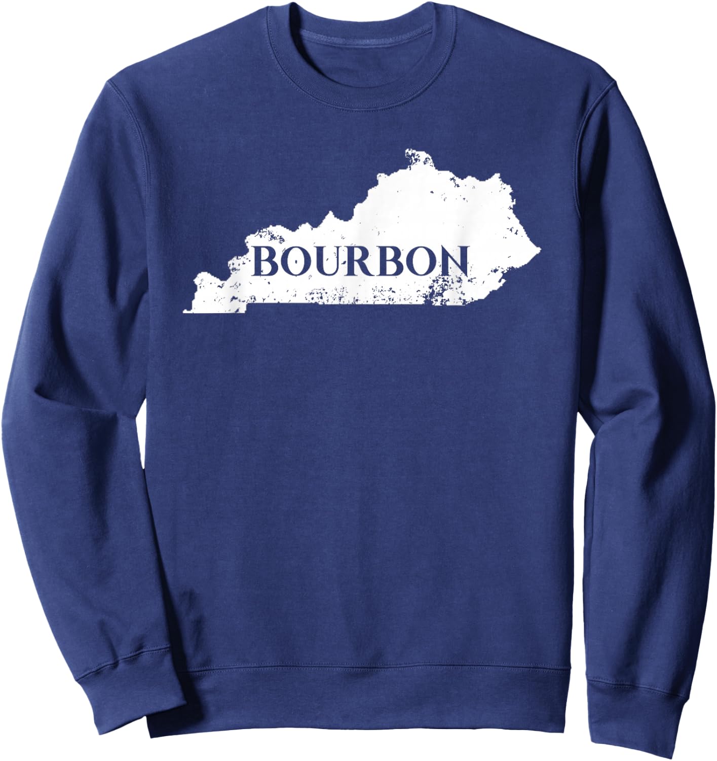 Kentucky Bourbon KY State Home Smooth Drink Sweatshirt - Sweatshirt | Navy