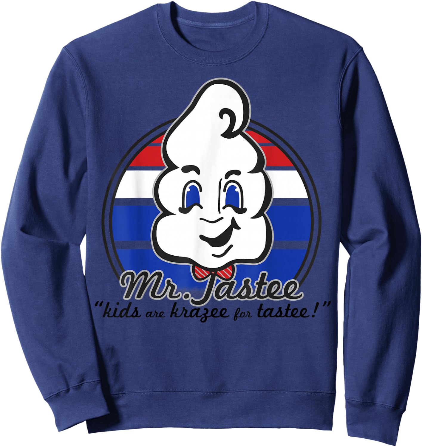 The Adventures of Pete and Pete Mr. Tastee -Adults & Kids , Grey, Small Sweatshirt - Sweatshirt | Navy
