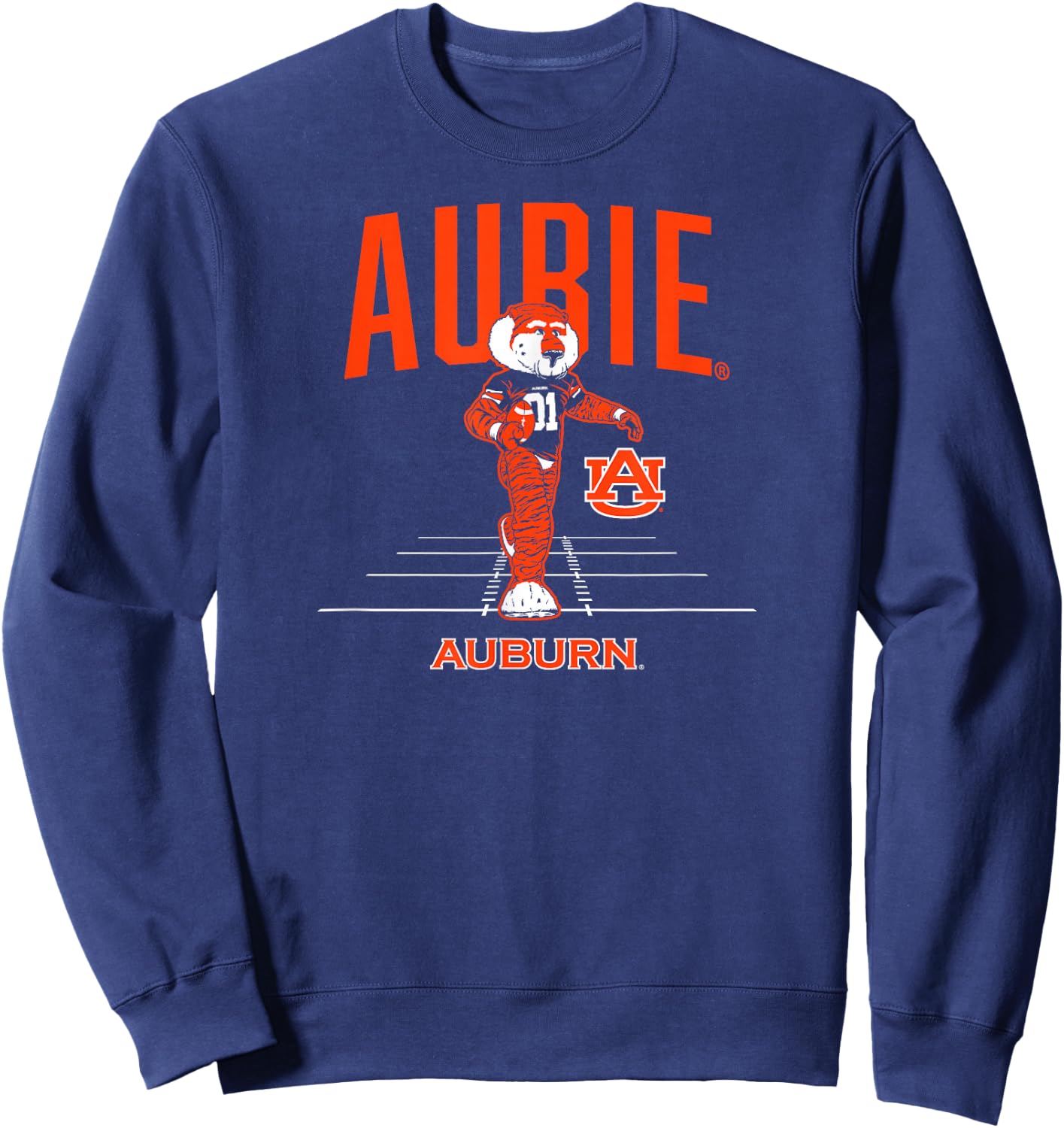 Auburn Football: Aubie Mascot Sweatshirt - Sweatshirt | Navy
