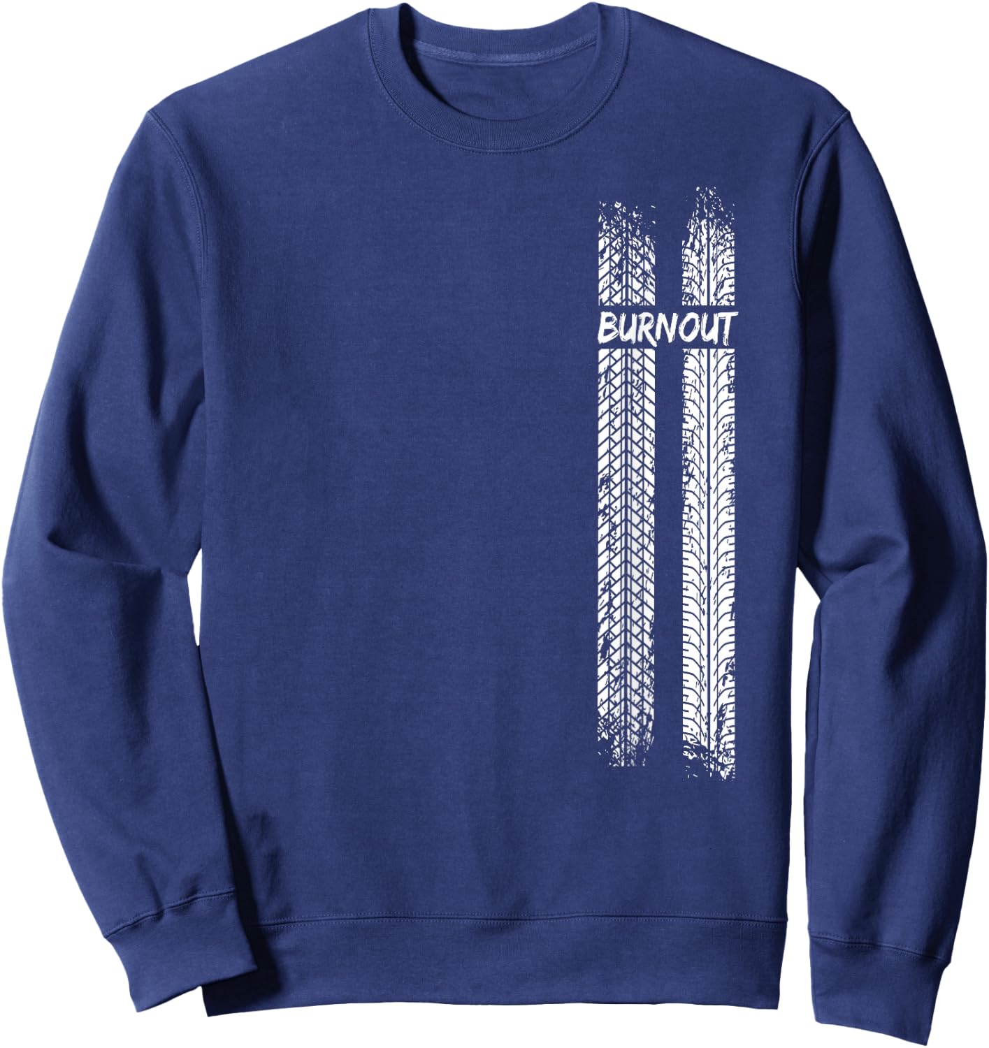 Burnout Shirt Car Enthusiast Gift Sweatshirt - Sweatshirt | Navy