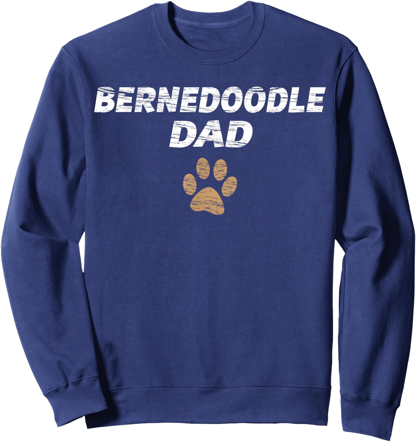 Bernedoodle Dad | & Kids - Gift Fathers Day Sweatshirt - Sweatshirt | Navy