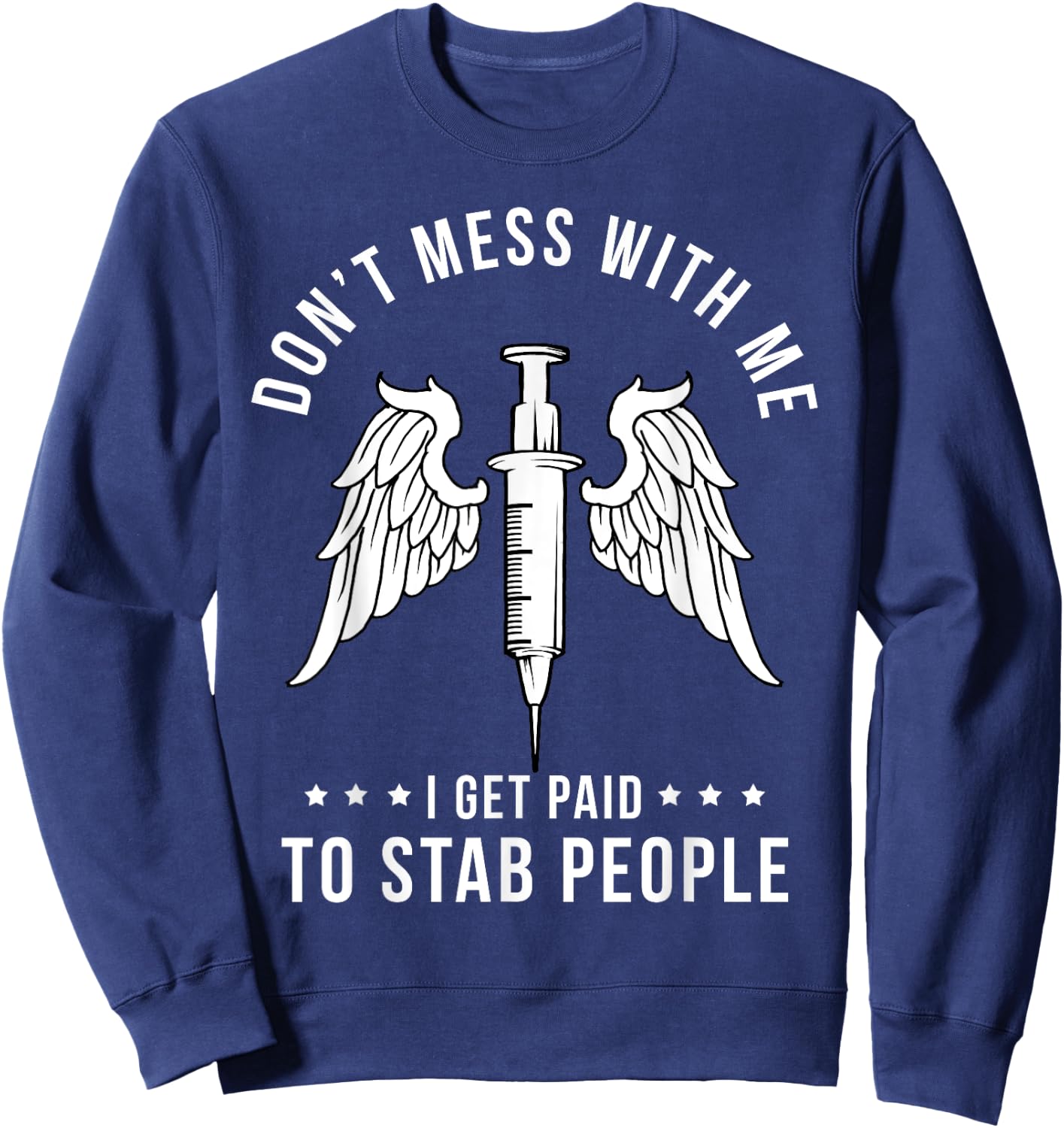 Phlebotomist Black Adult Men's Sweatshirt - Sweatshirt | Navy
