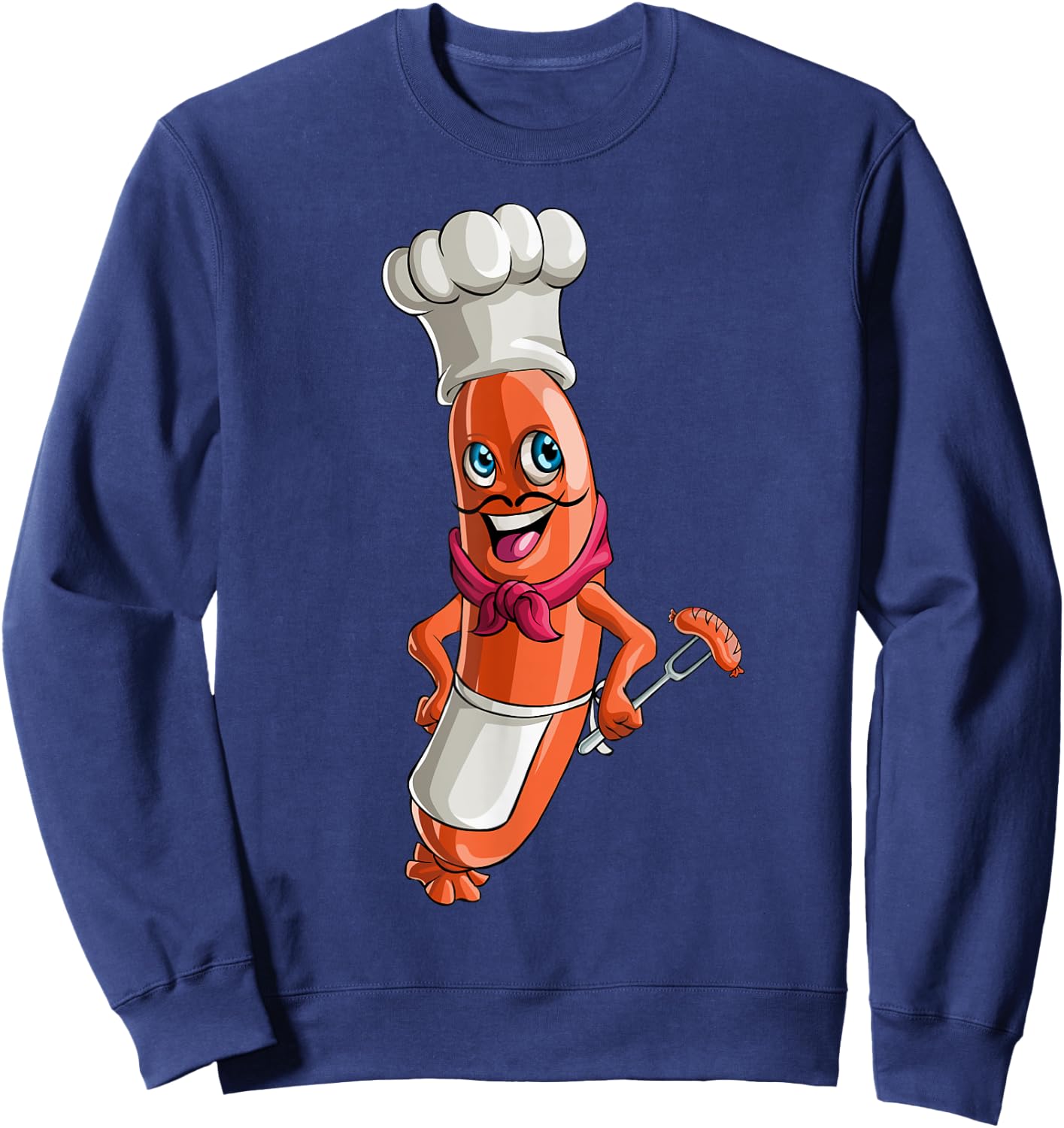 Italian Sausage Party Yummy Oktoberfest German Sweatshirt - Sweatshirt | Navy