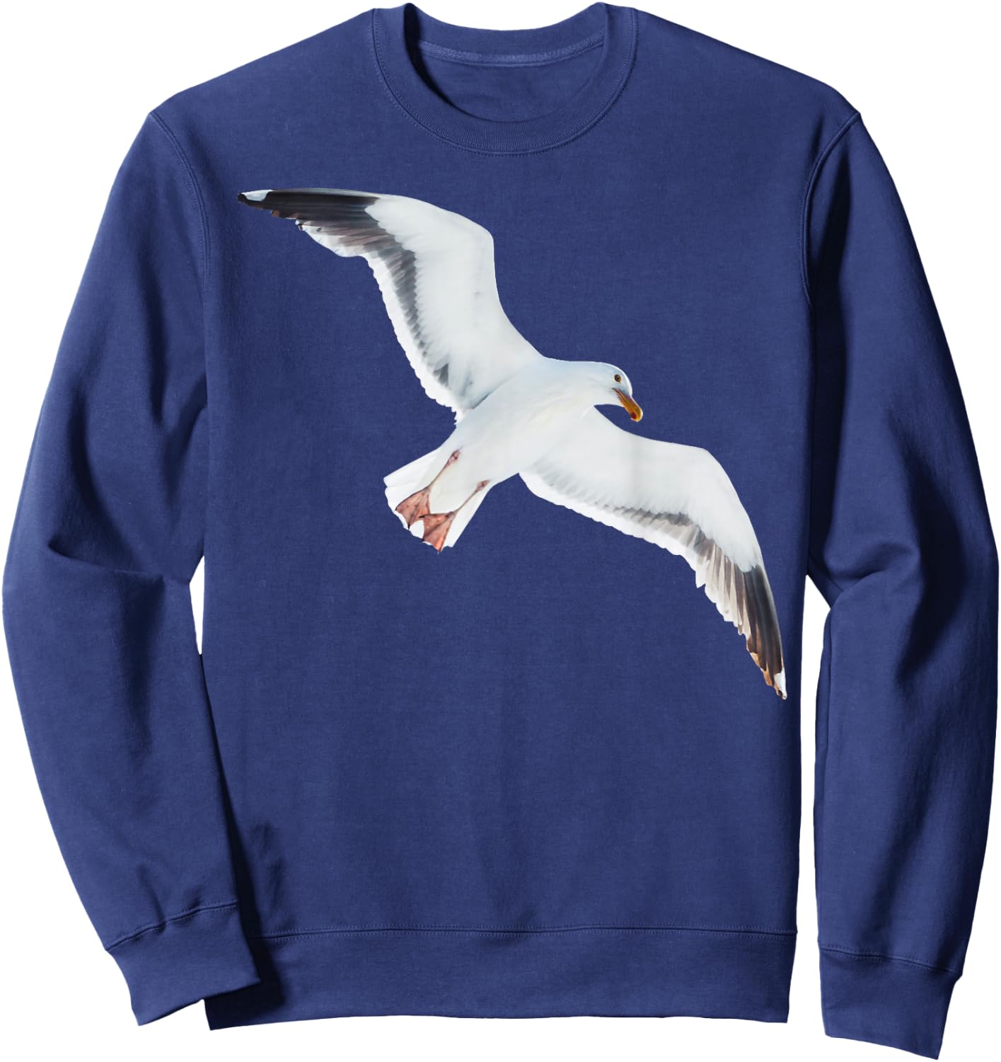Flying Seagull Shirt Seagull Lover T Shirt Bird Watching Sweatshirt - Sweatshirt | Navy