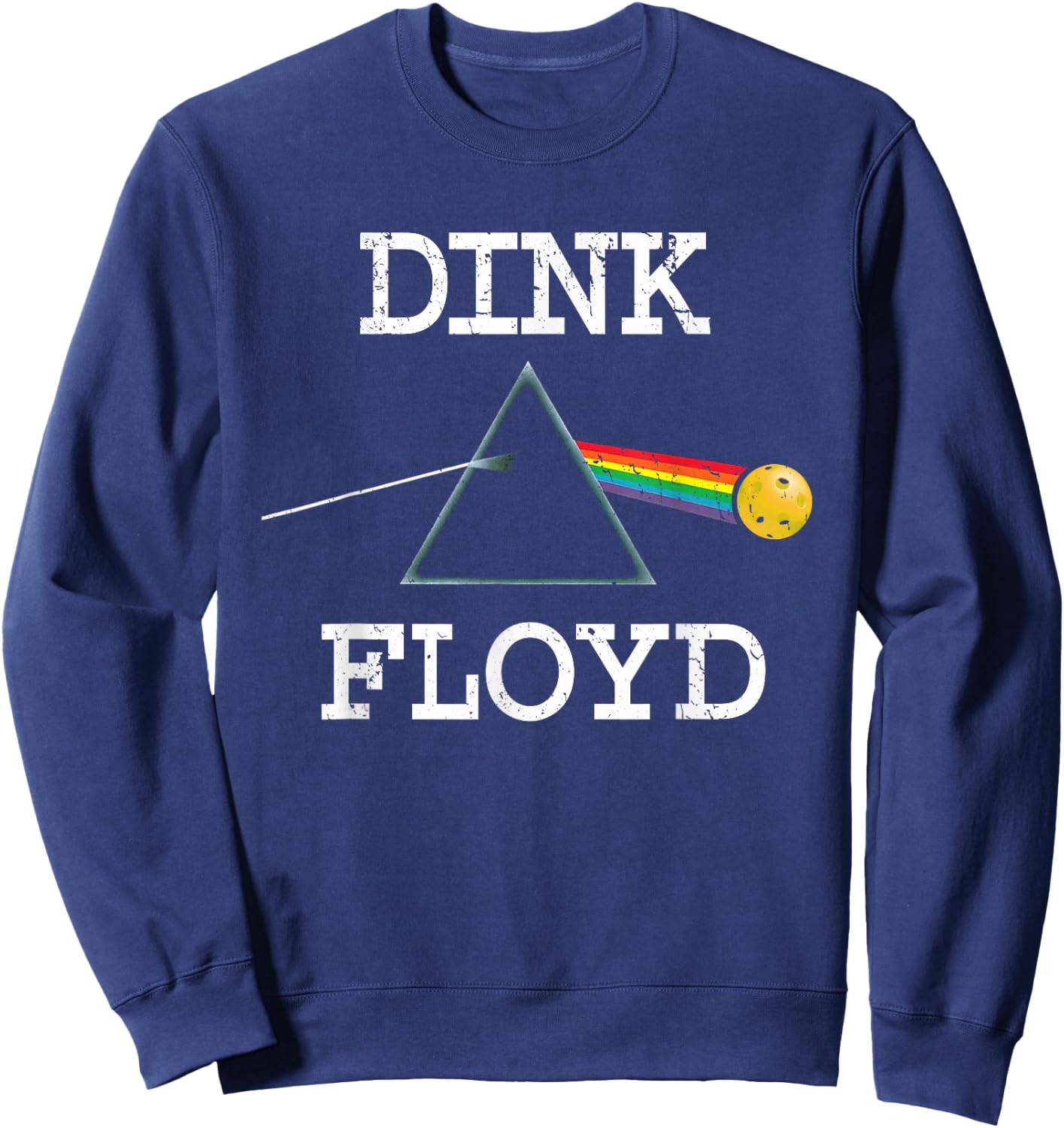 Funny PICKLEBALL Shirt. Dink player USA vintage retro Sweatshirt - Sweatshirt | Navy