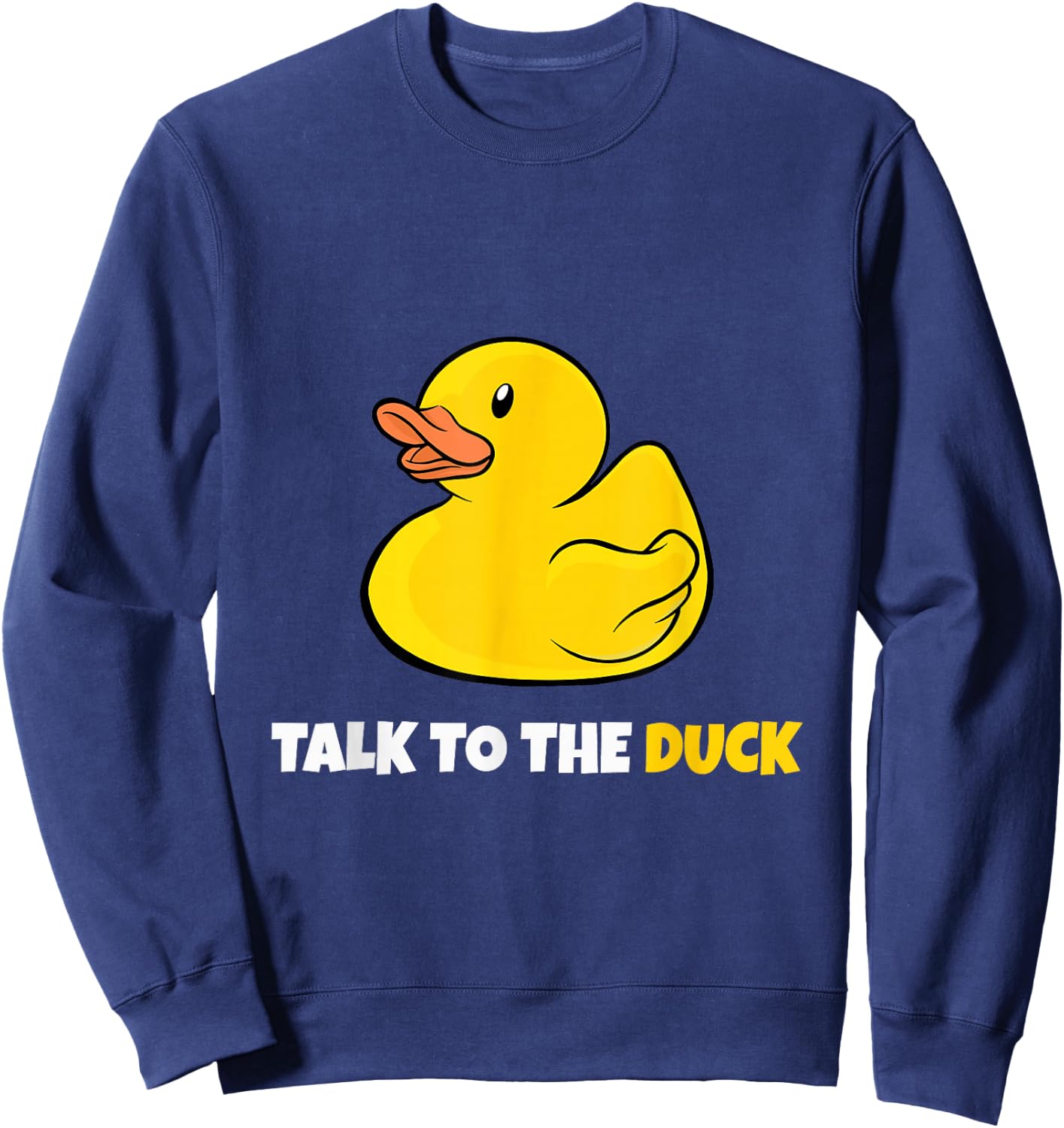 Software-Developer Programming Rubber Duck Debugging Sweatshirt - Sweatshirt | Navy