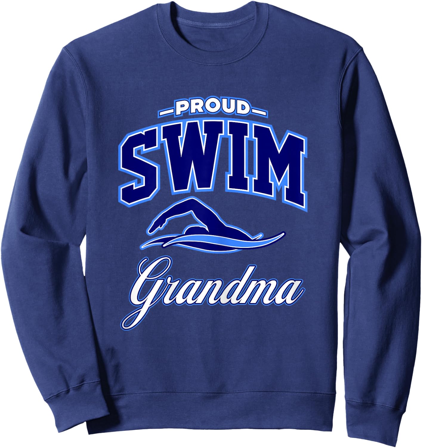 Swim Grandma Shirts Sweatshirt - Sweatshirt | Navy