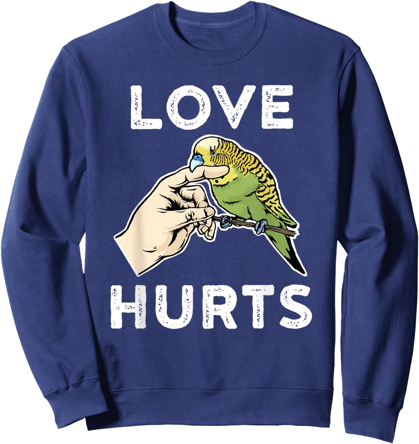 Funny Budgie for a Budgie Lover Sweatshirt - Sweatshirt | Navy