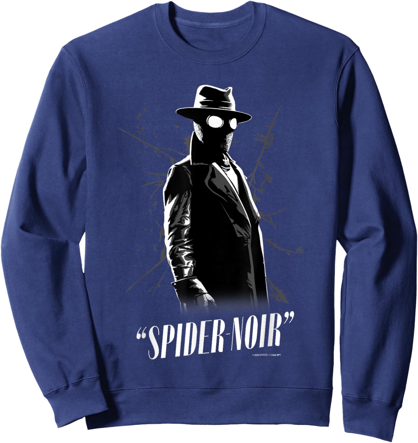 Marvel Spider-Noir Shadow Portrait Sweatshirt - Sweatshirt | Navy