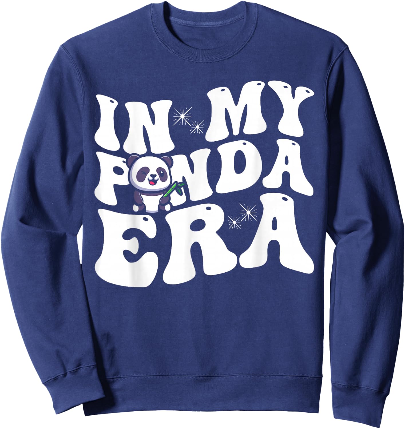 In My Panda Era Panda Sweatshirt - Sweatshirt | Navy