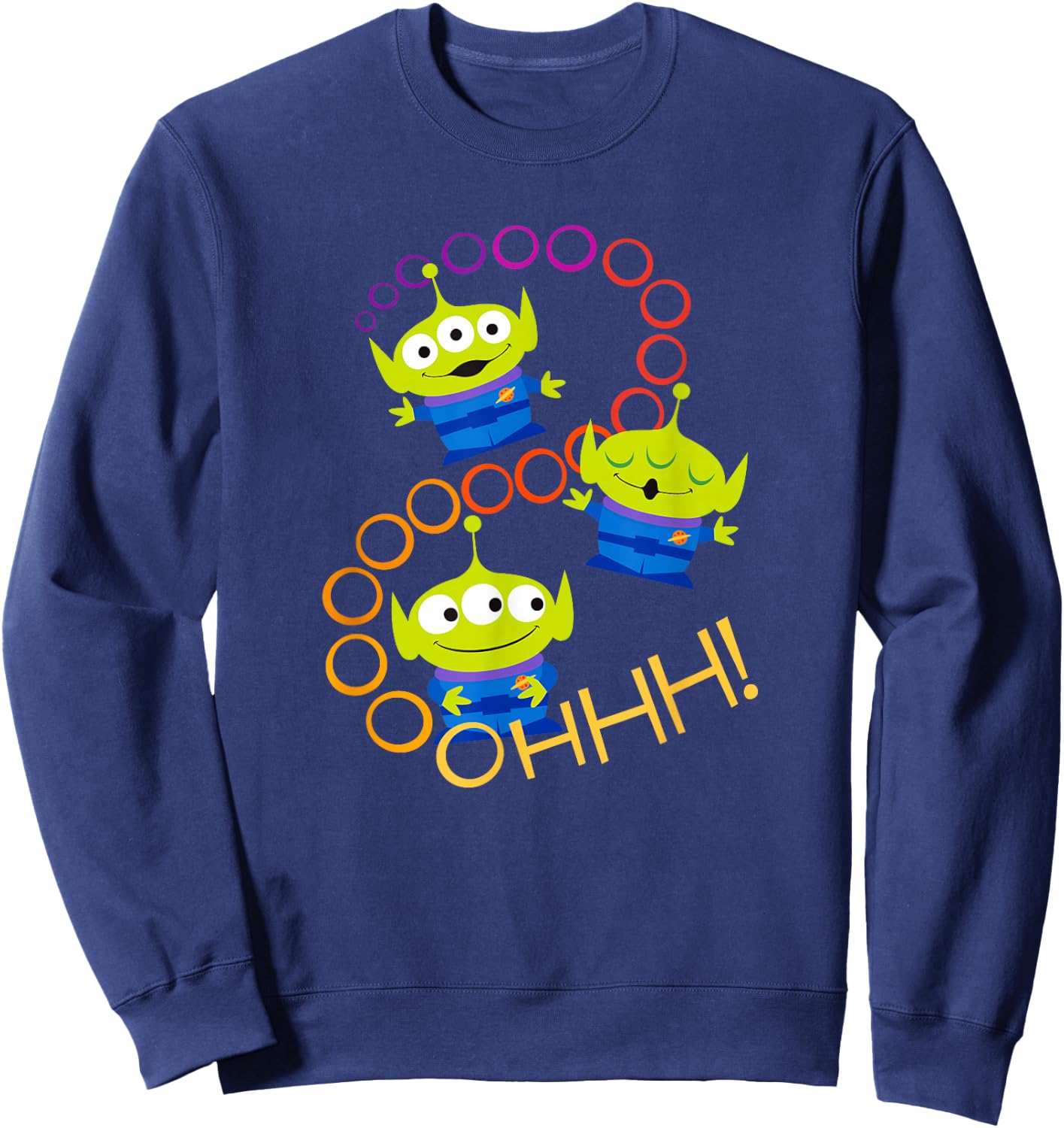 Disney Pixar Toy Story 4 Aliens Rainbow Sweatshirt - Sweatshirt | Navy
