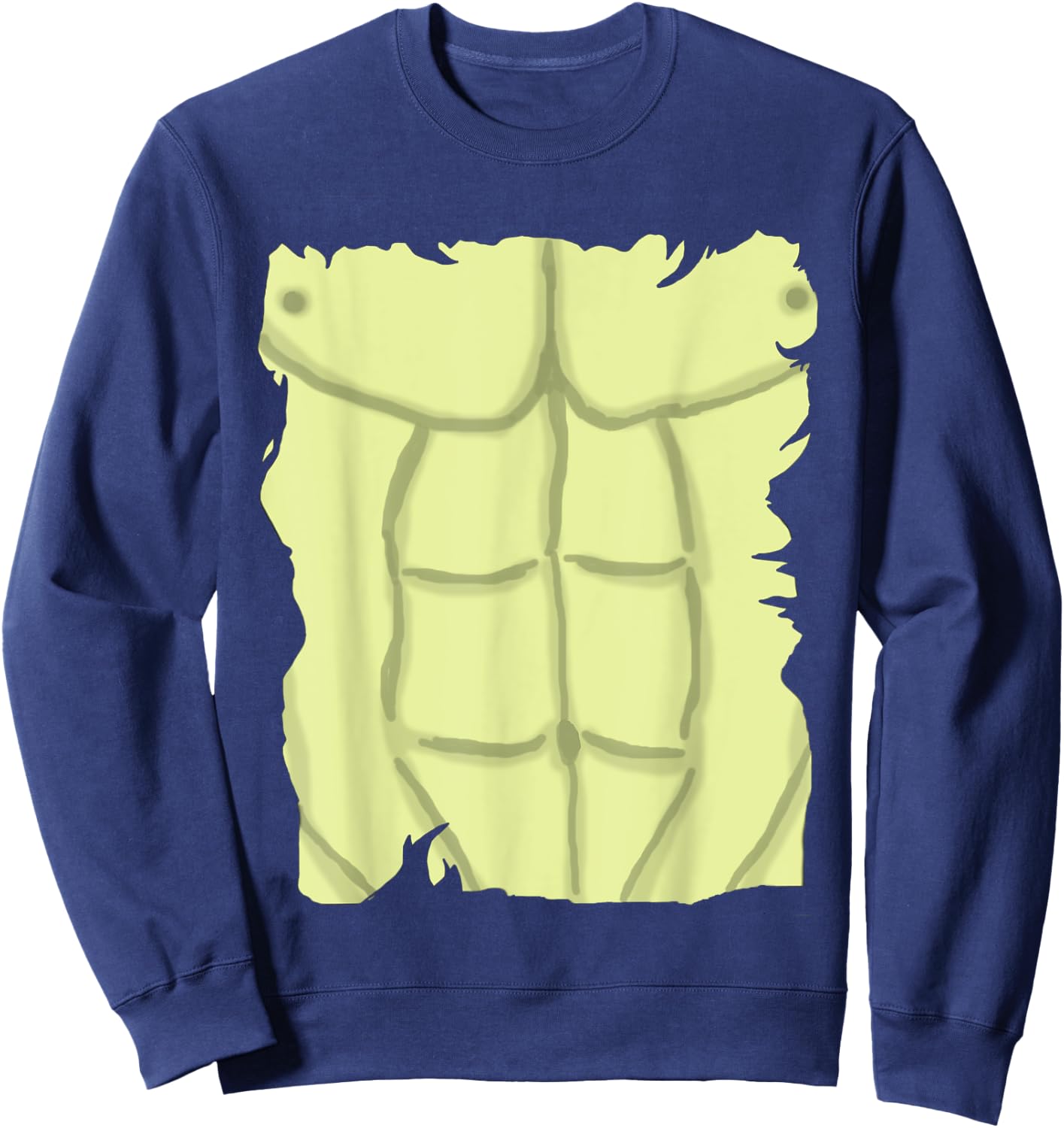 Muscle Bodybuilder Six Pack Abs Ripped Men Boys Kids Sweatshirt - Sweatshirt | Navy