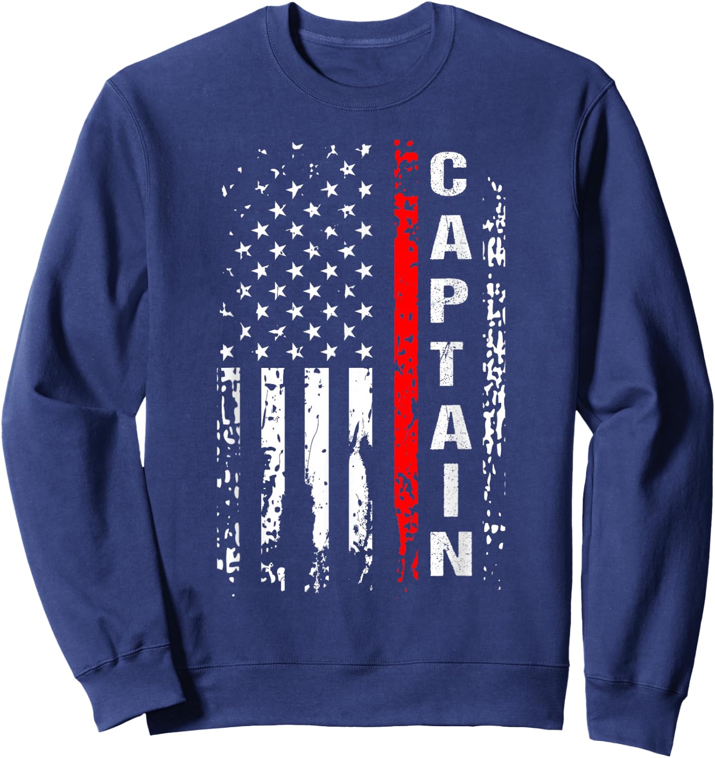 Firefighter Captain Firefighting Captain Chief Gift Sweatshirt - Sweatshirt | Navy