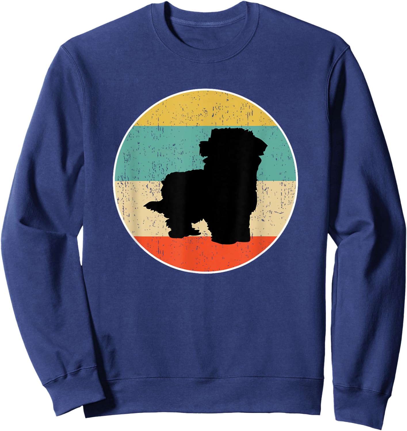 Maltipoo Dog Women Girls Kids Sweatshirt - Sweatshirt | Navy