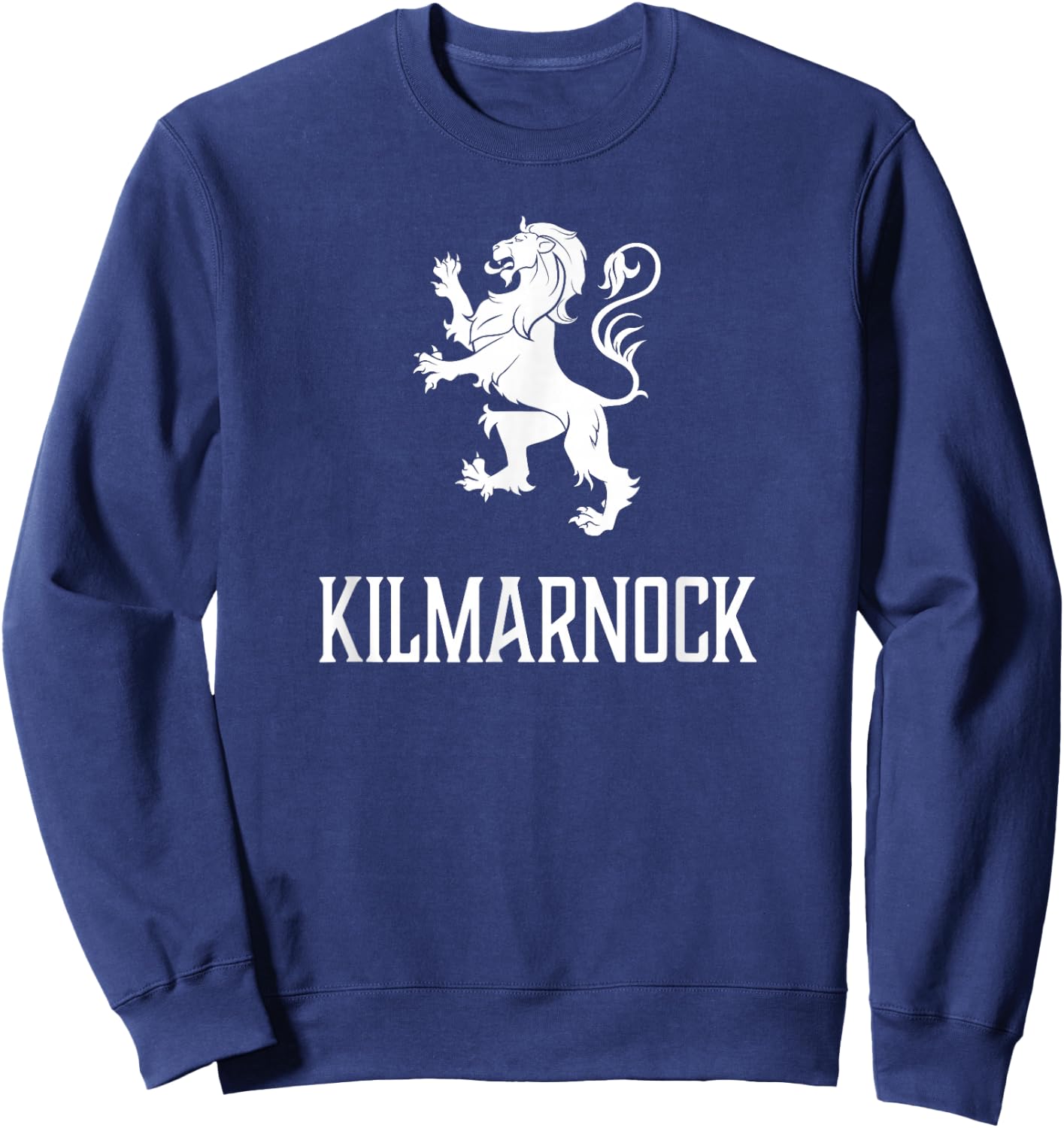 Kilmarnock, Scotland - Scottish Lion, Gaelic Sweatshirt - Sweatshirt | Navy