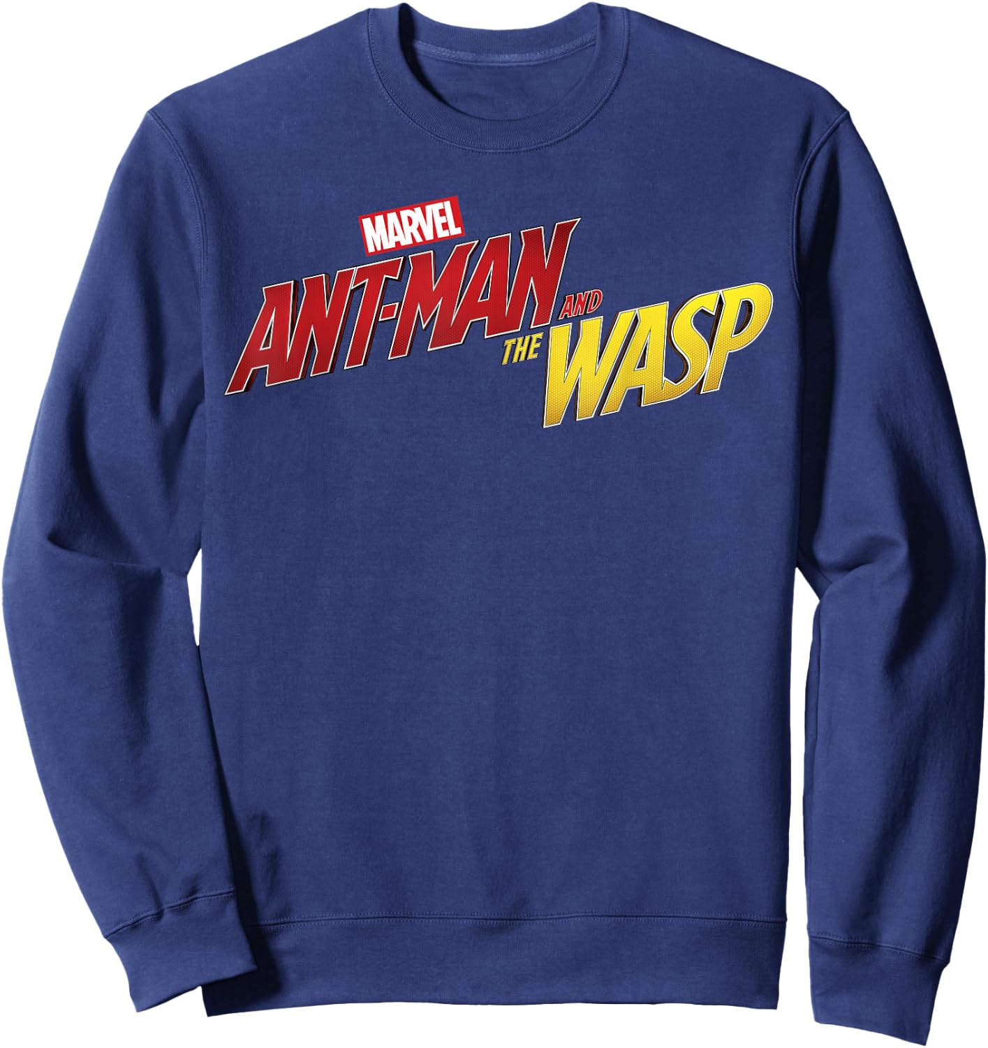 Marvel Ant-Man & The Wasp Official Film Logo Graphic Sweatshirt - Sweatshirt | Navy