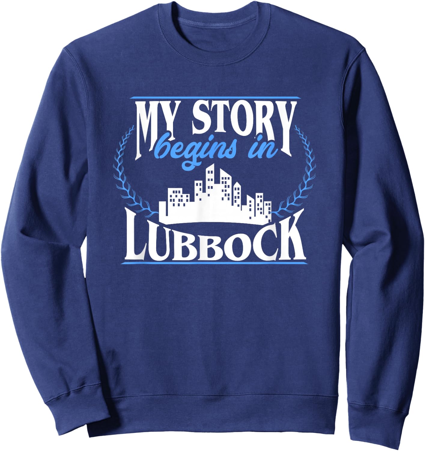 Born in Lubbock Sweatshirt - Sweatshirt | Navy