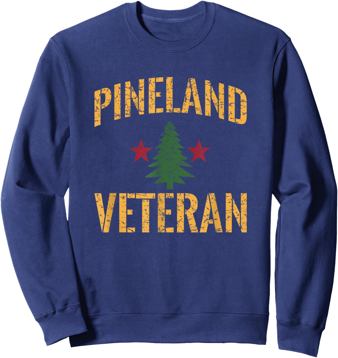 Army War in Pineland Veteran Sweatshirt - Sweatshirt | Navy