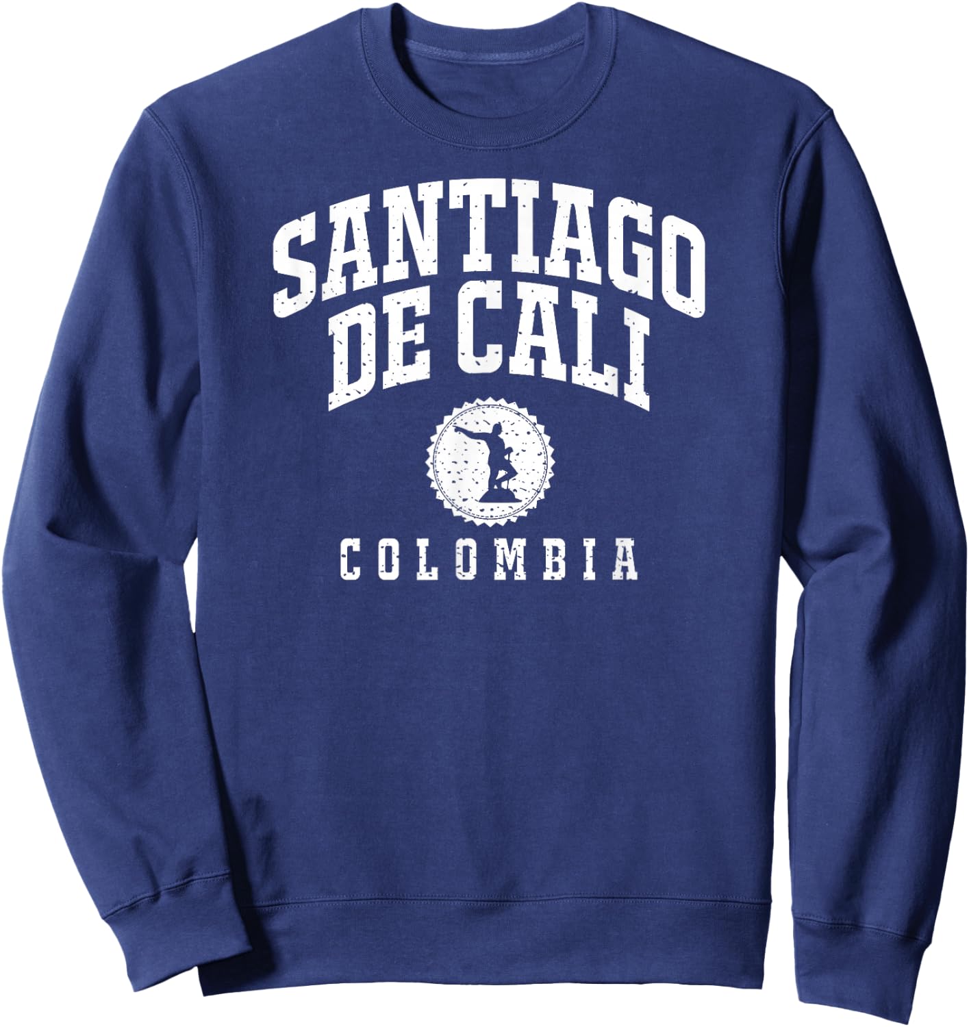 Santiago de Cali Es Colombia From Cholao And America De Cali Sweatshirt - Sweatshirt | Navy