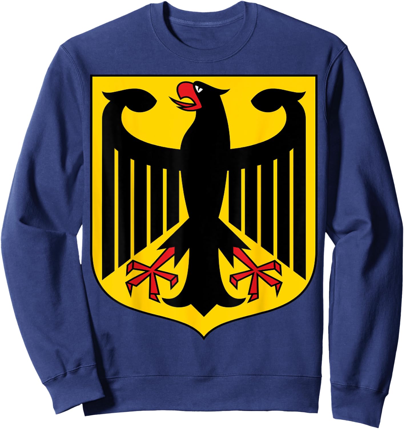 Deutschland Eagle Emblem of Germany Sweatshirt - Sweatshirt | Navy