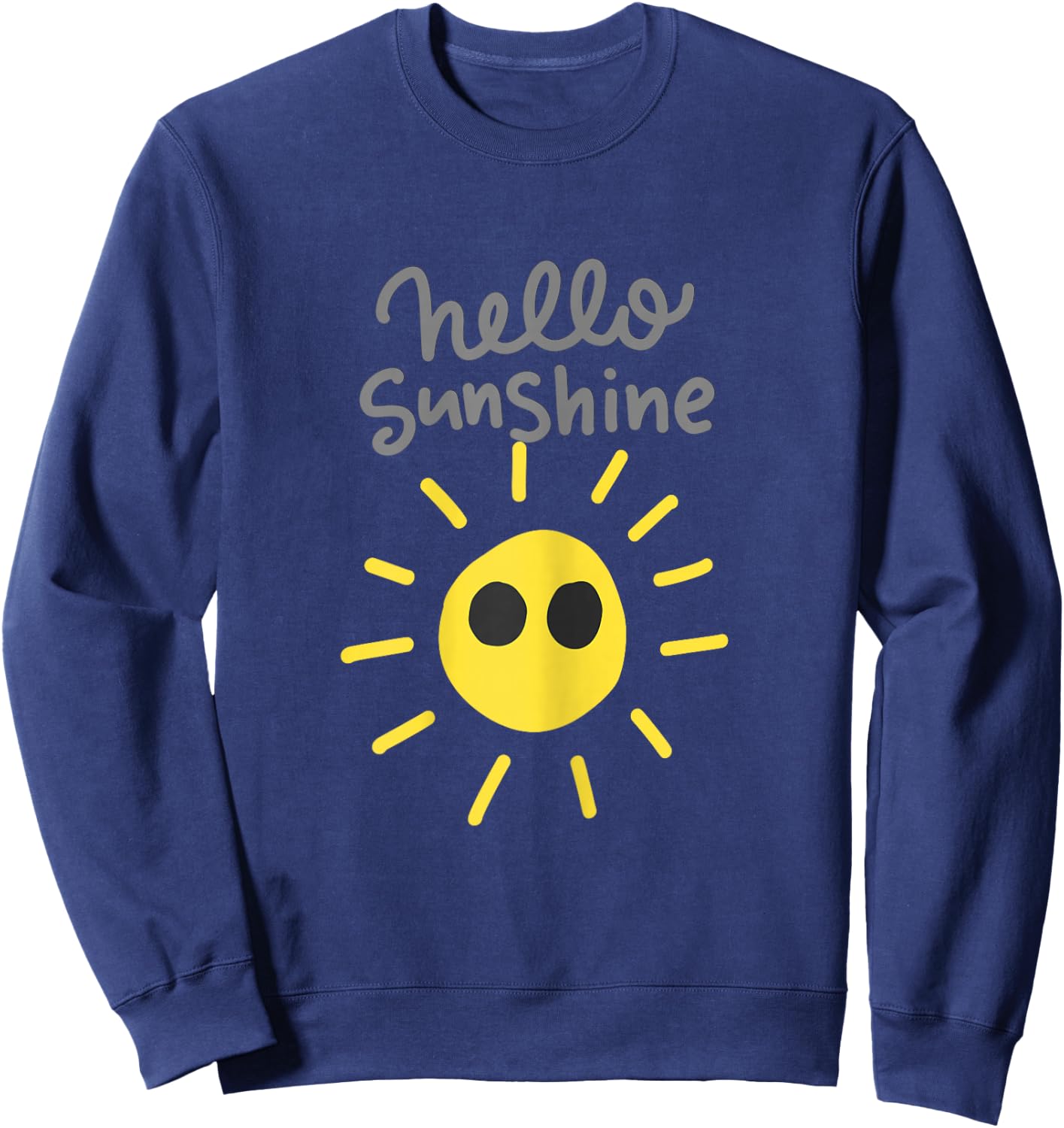 Hello Sunshine and girls Sweatshirt - Sweatshirt | Navy