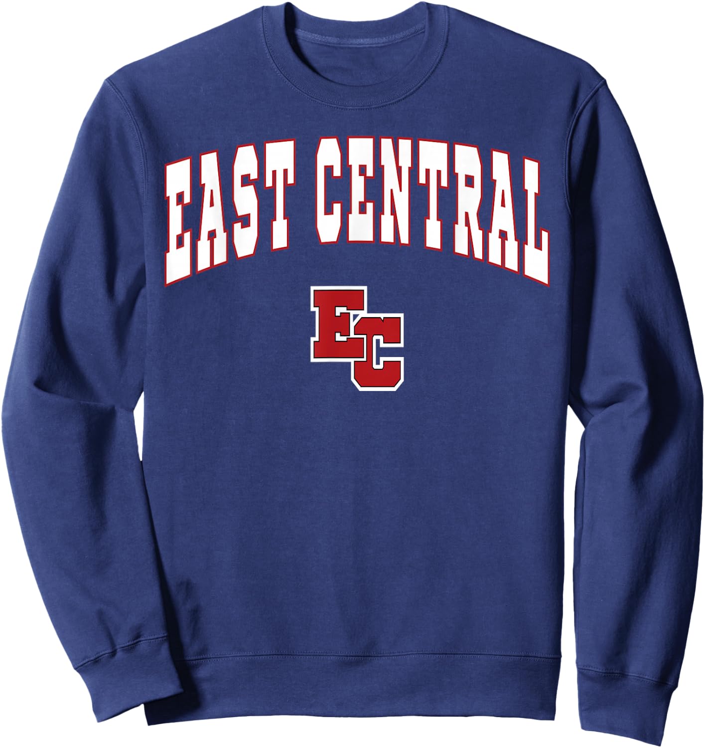 East Central High School Trojans Sweatshirt - Sweatshirt | Navy