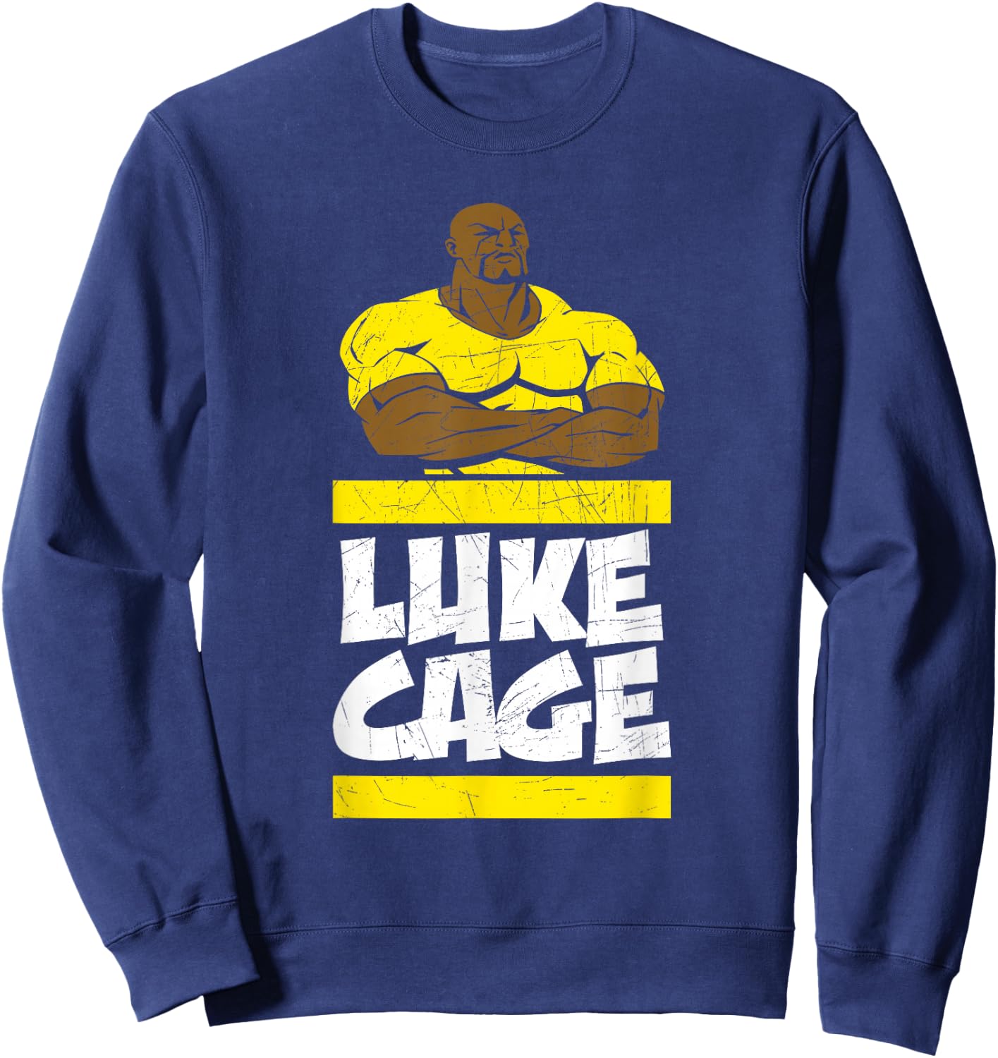 Marvel The Defenders Luke Cage Name Sweatshirt - Sweatshirt | Navy