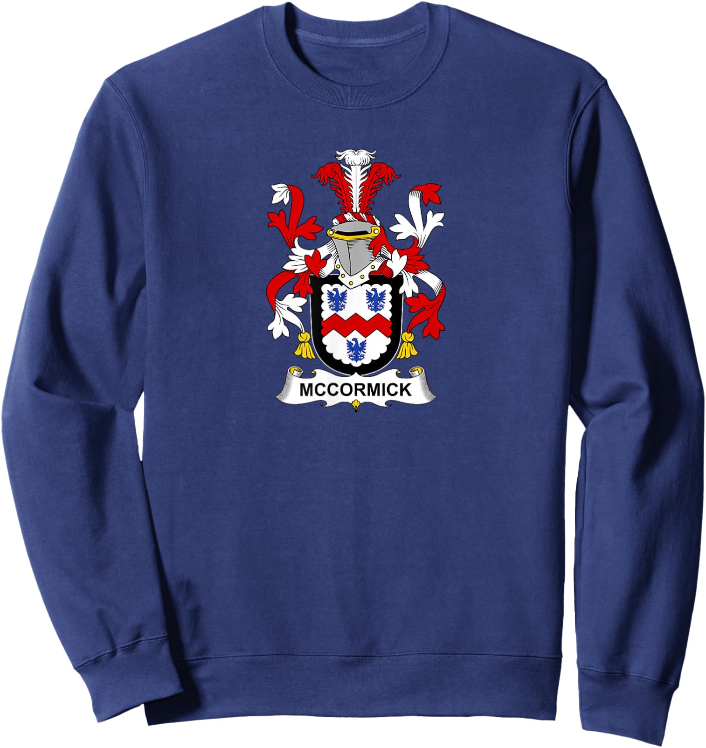 McCormick Coat of Arms - Family Crest Shirt Sweatshirt - Sweatshirt | Navy