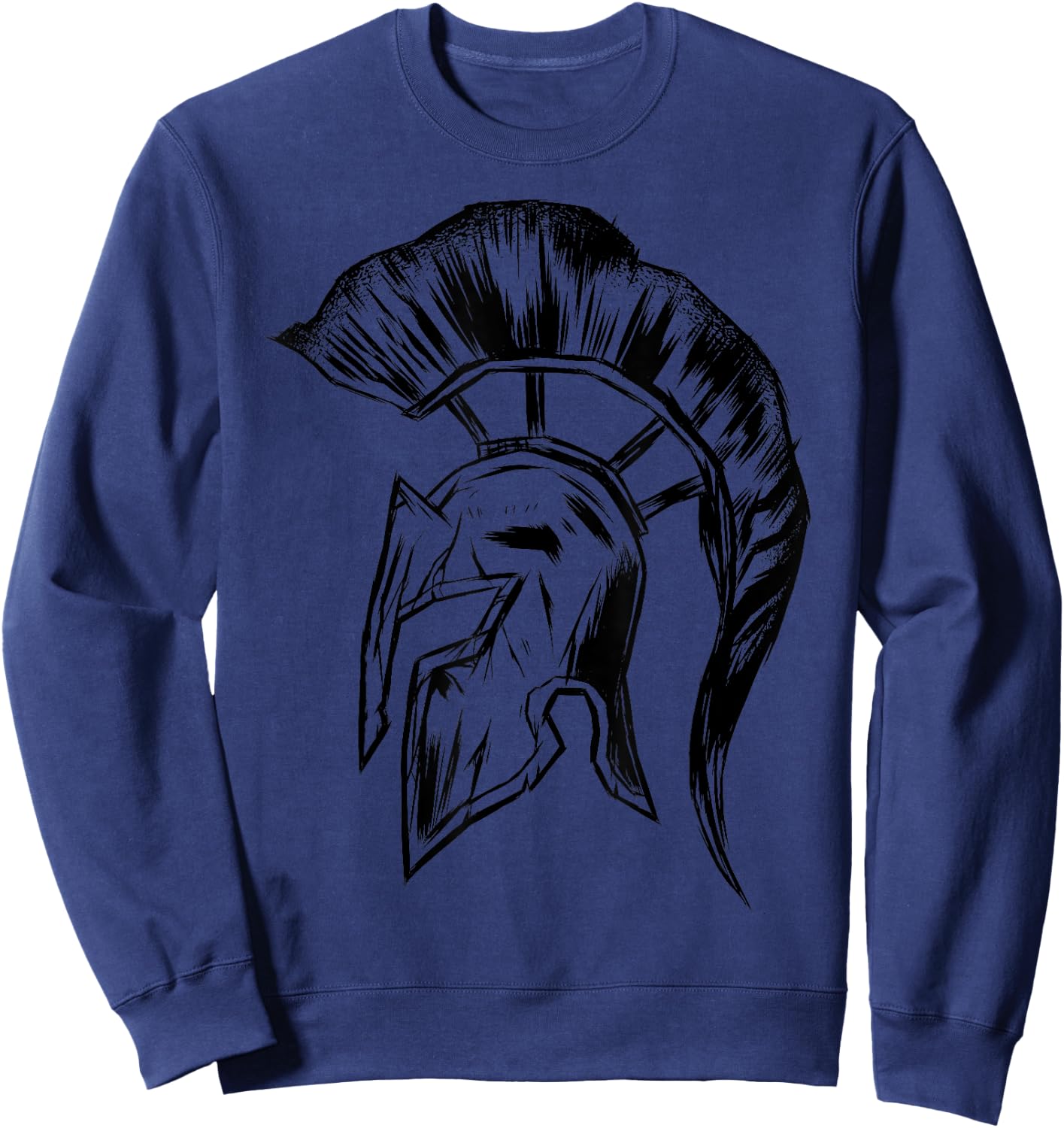 Spartan Helmet Warrior Trojan Warrior women Sweatshirt - Sweatshirt | Navy