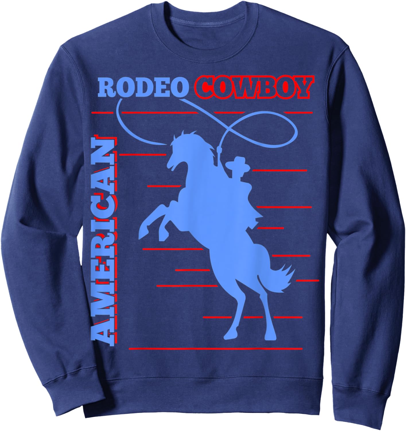 American Rodeo for Dad Men Sweatshirt - Sweatshirt | Navy