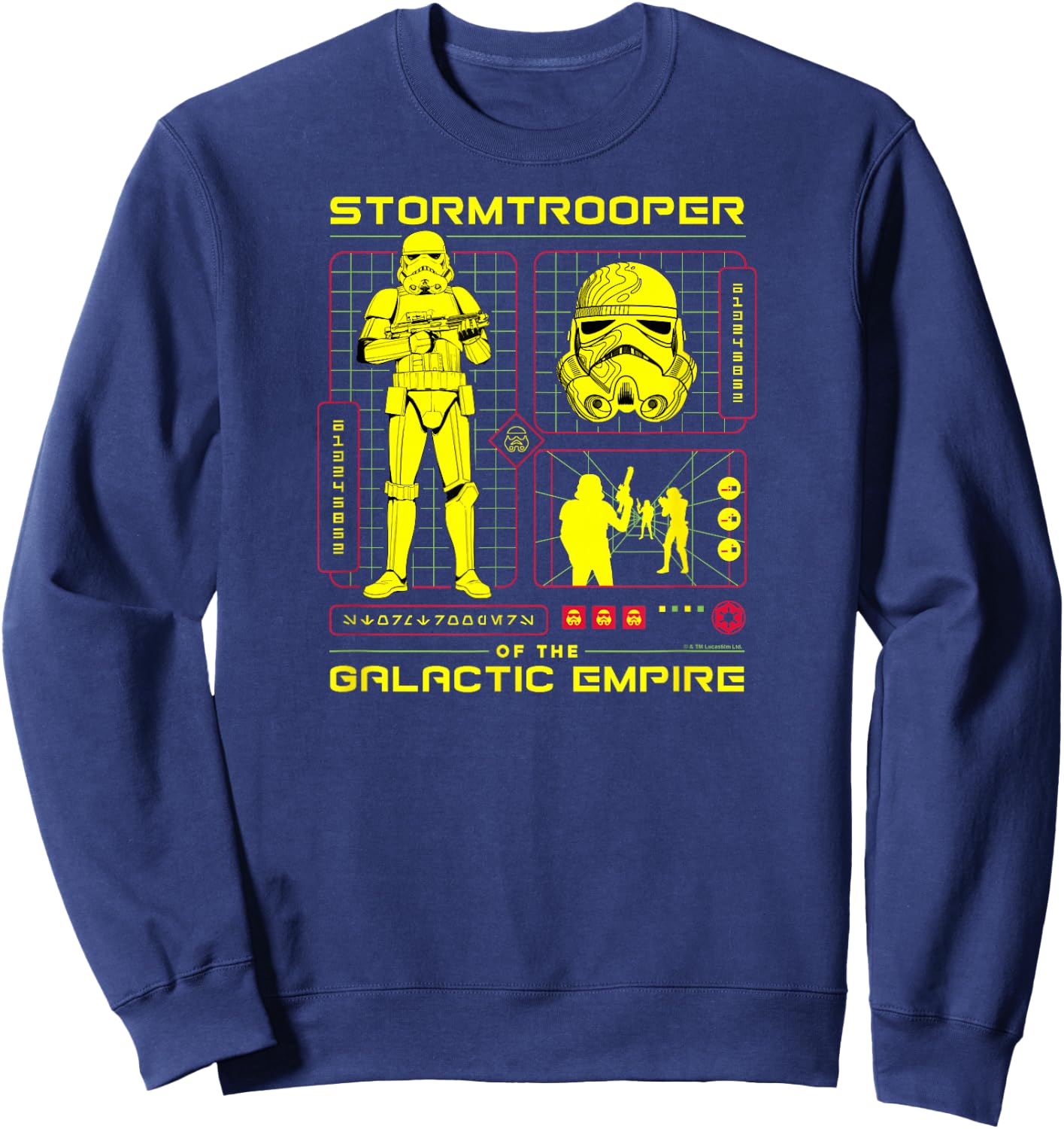 Star Wars - Stormtrooper Dark Digital Sweatshirt - Sweatshirt | Navy