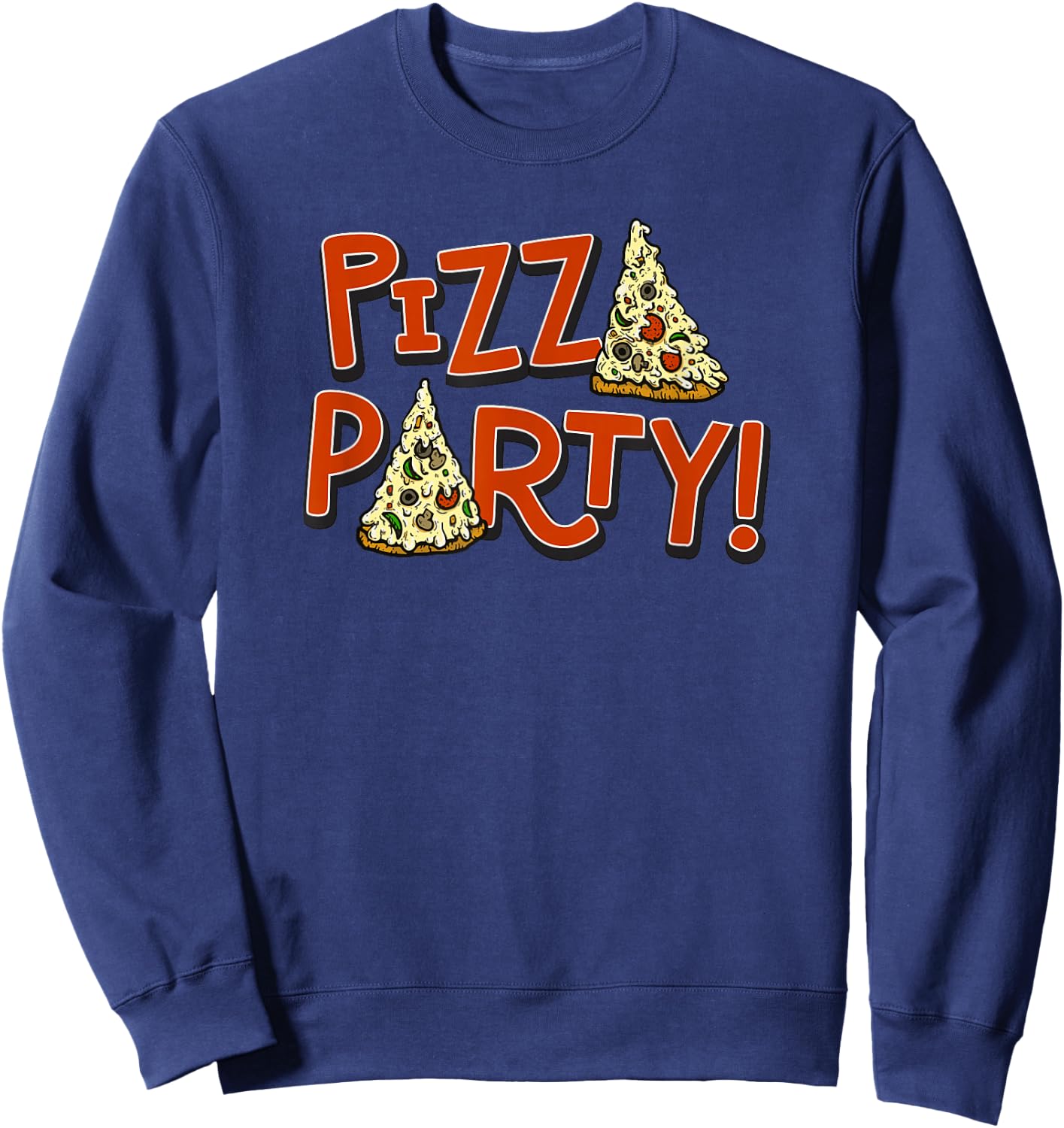 Pizza Party Sweatshirt - Sweatshirt | Navy