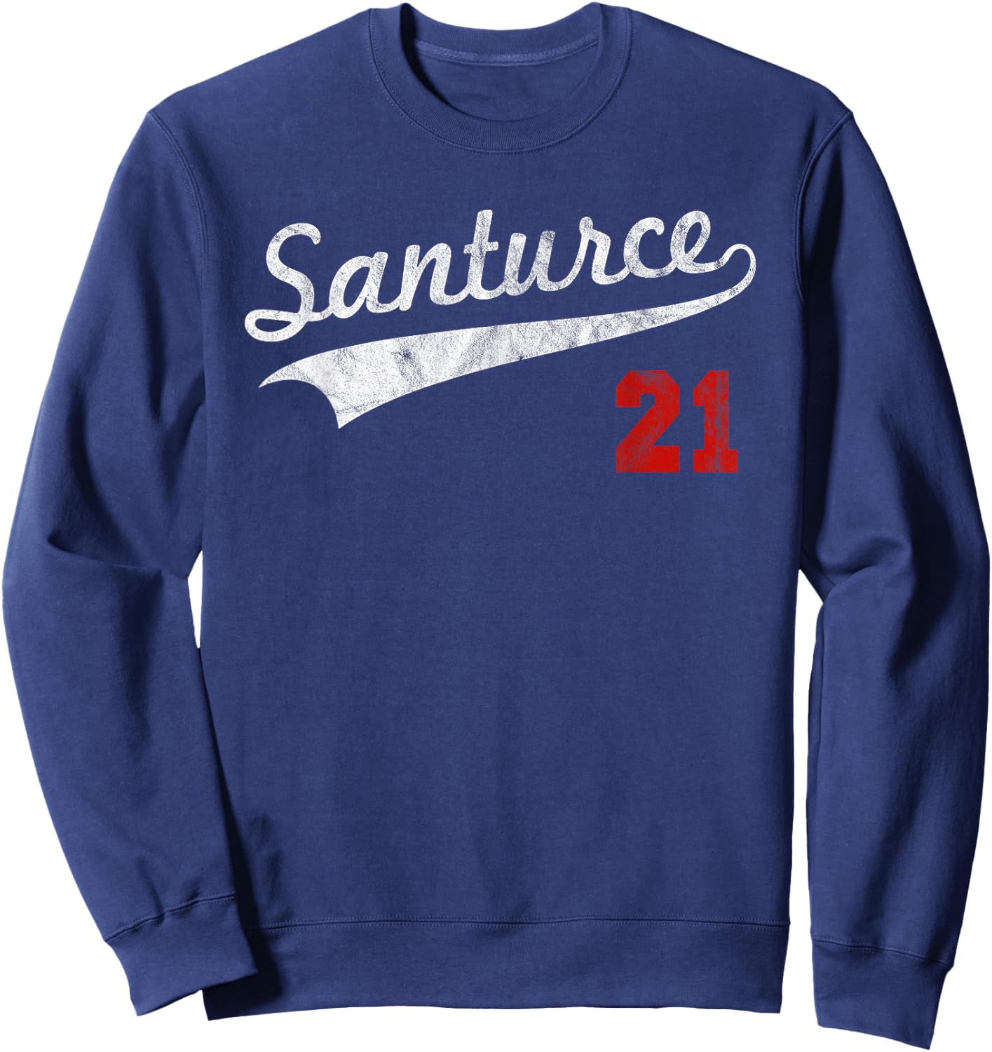 Santurce 21 Puerto Rico Baseball Boricua Men Women Sweatshirt - Sweatshirt | Navy
