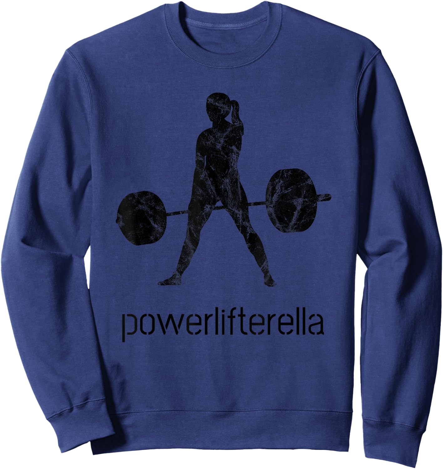 Cool Deadlift-Day Powerlift Retro Gym Workout Sweatshirt - Sweatshirt | Navy