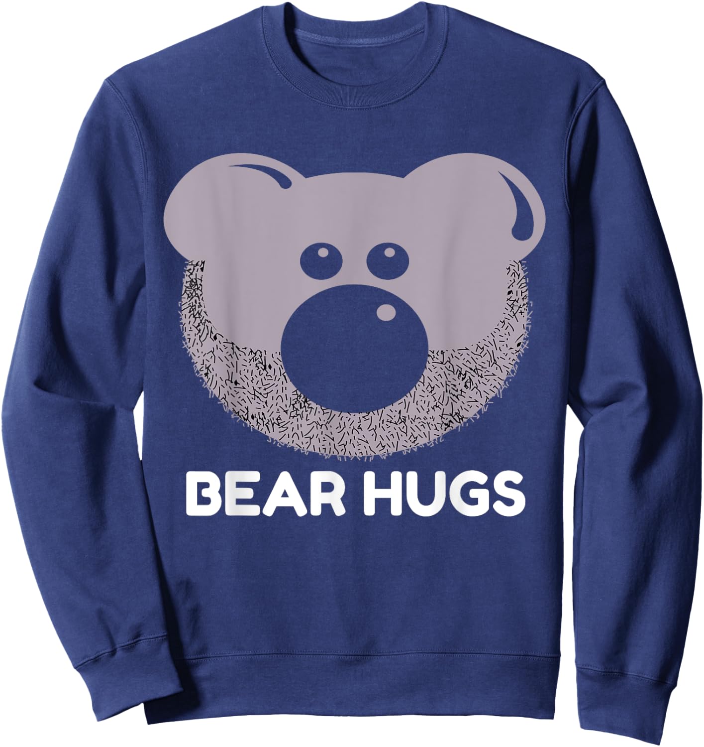 Gay Bear & Cub Woof Gay Pride Bear Hugs Gay Parade Sweatshirt - Sweatshirt | Navy