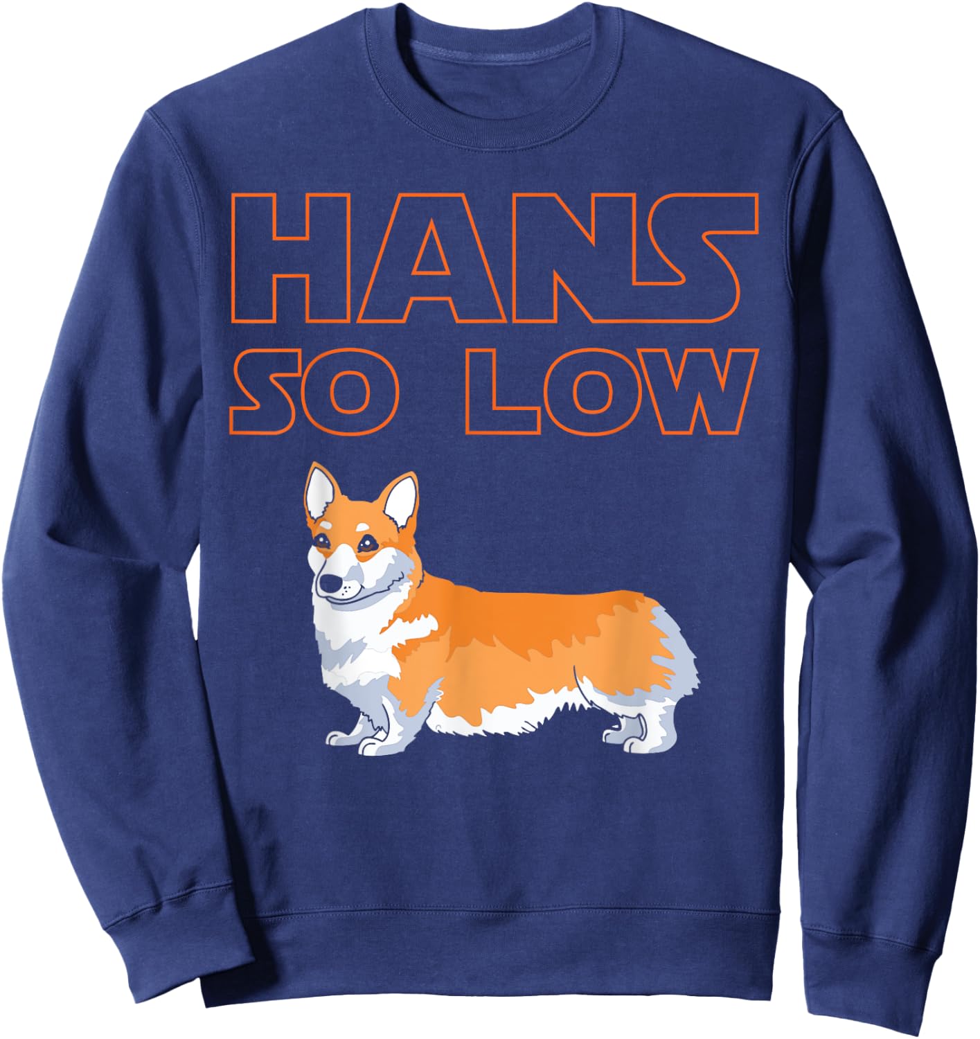 Corgi Dog - HANS SO LOW Women Girls Kids Sweatshirt - Sweatshirt | Navy