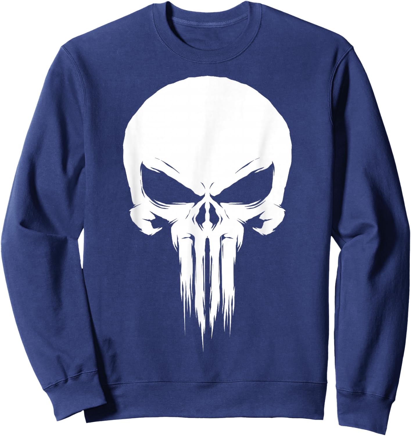 Marvel Original Punisher Painted Chest Logo Graphic Sweatshirt - Sweatshirt | Navy