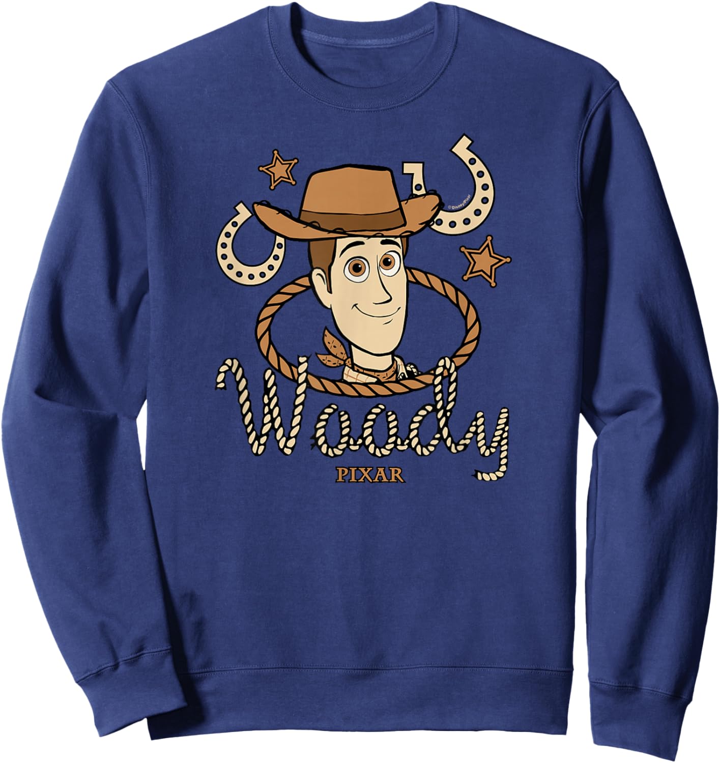 Toy Story 5 - Cowboy Woody Western Sweatshirt - Sweatshirt | Navy