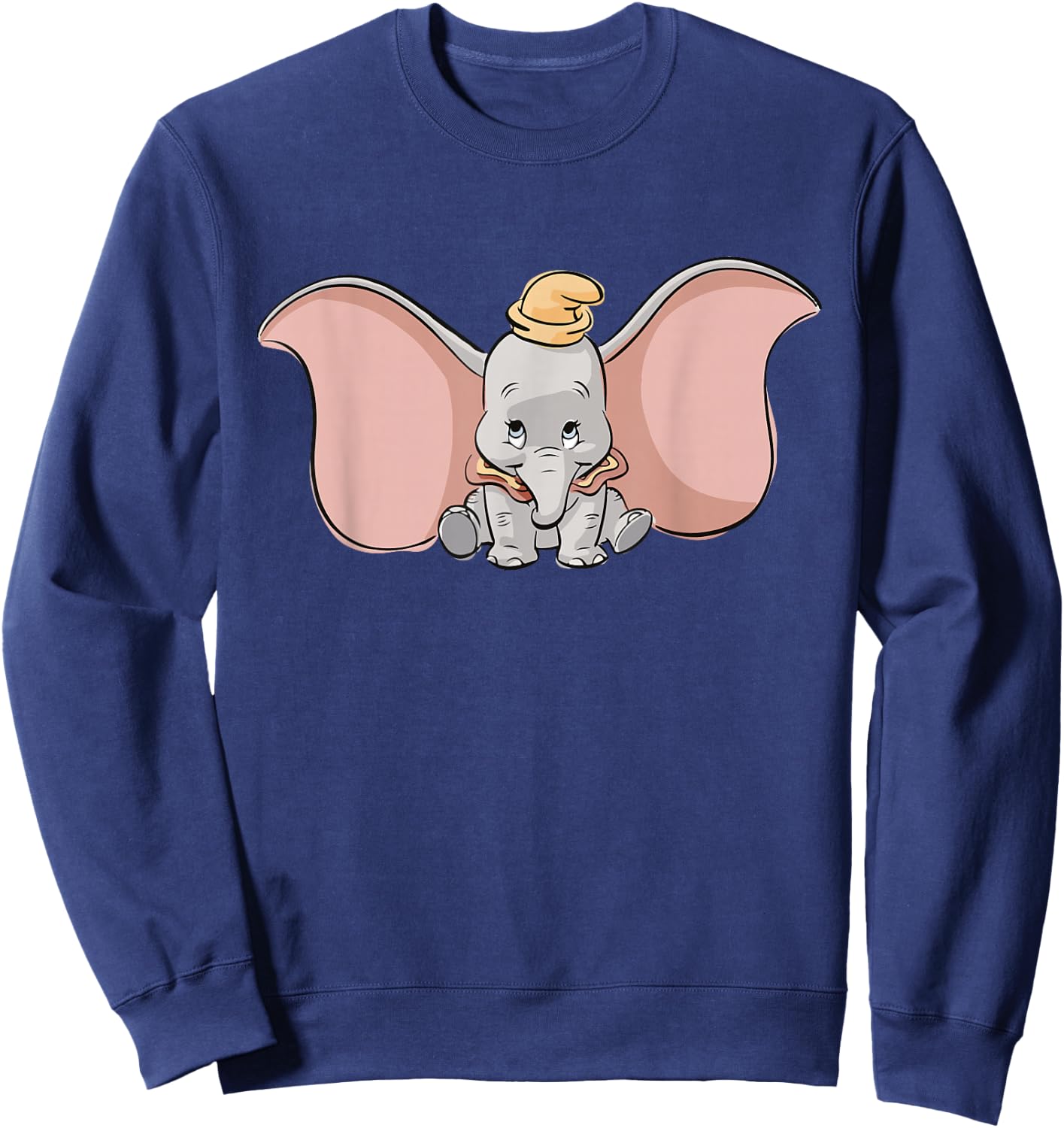 Disney Classic Dumbo Cute Baby Elephant Sweatshirt - Sweatshirt | Navy