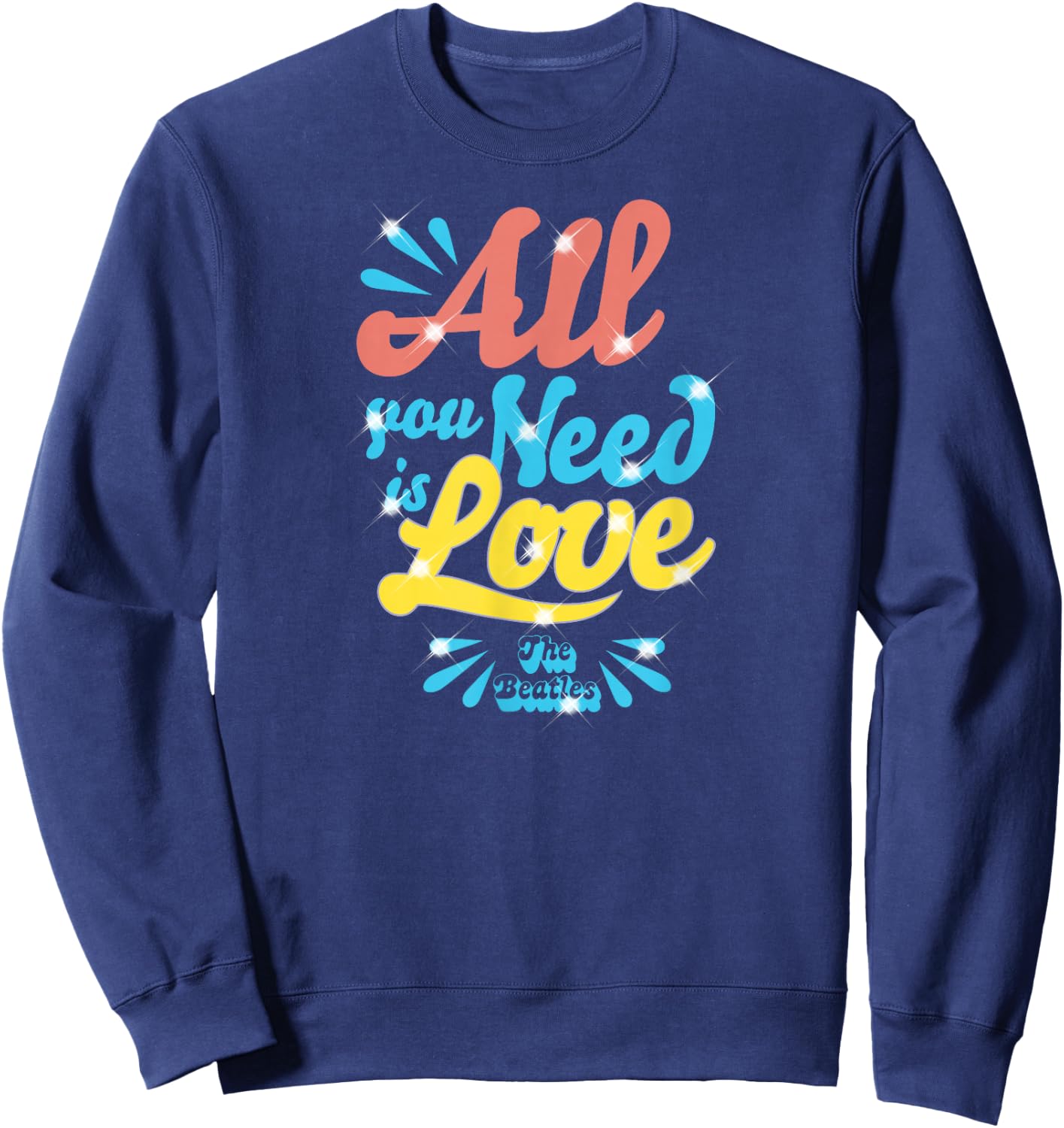 The Beatles All You Need Is Love Sweatshirt - Sweatshirt | Navy