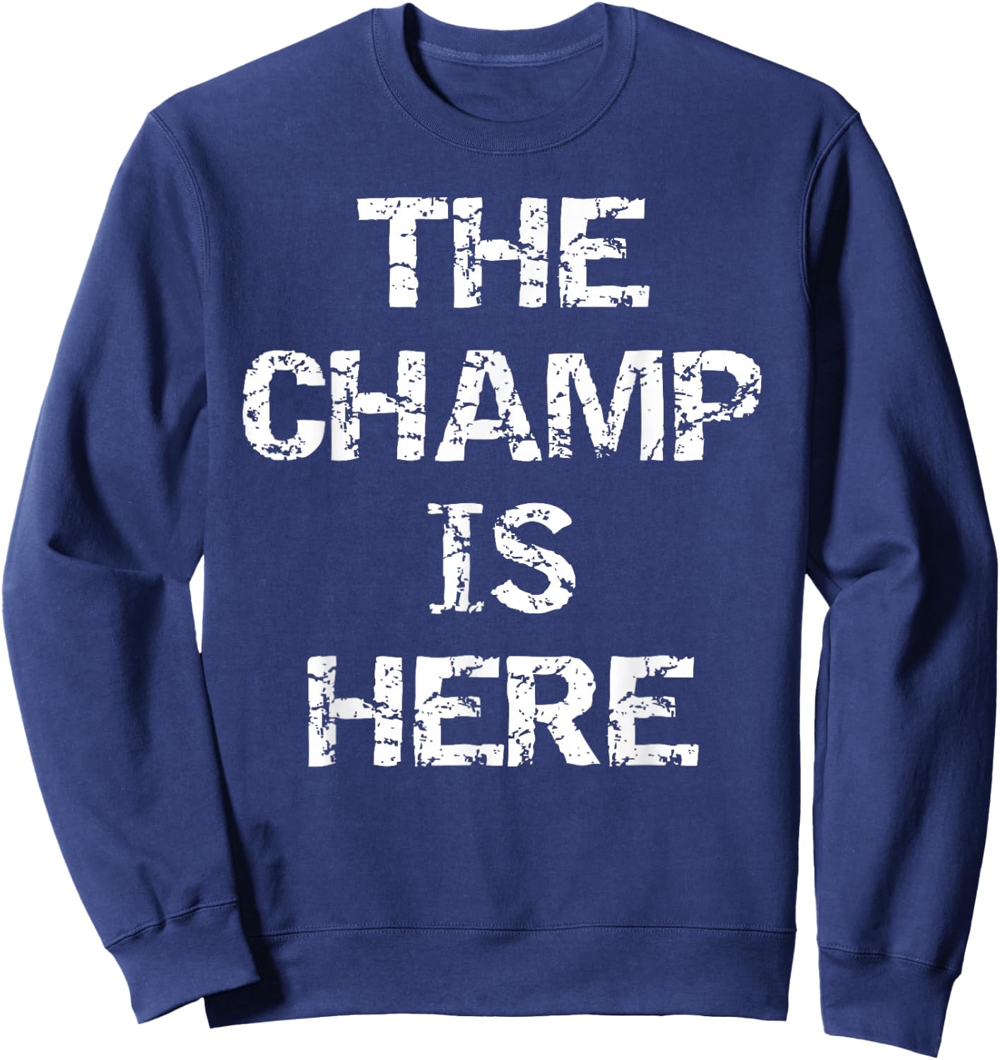 It's Football Time Y'all Design Studio Funny Fantasy Football Championship Trophy - Black, -Adults, Short Sleeve, Classic Fit, Cotton 65% Polyester 35% Sweatshirt - Sweatshirt | Navy